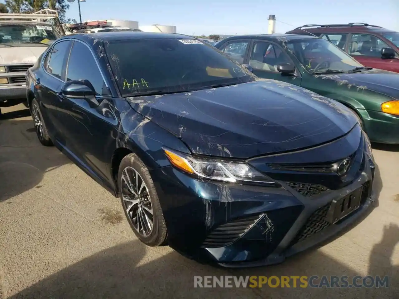 1 Photograph of a damaged car 4T1B11HK7KU841354 TOYOTA CAMRY 2019