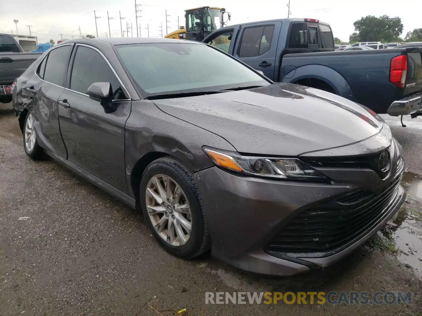 1 Photograph of a damaged car 4T1B11HK7KU843802 TOYOTA CAMRY 2019