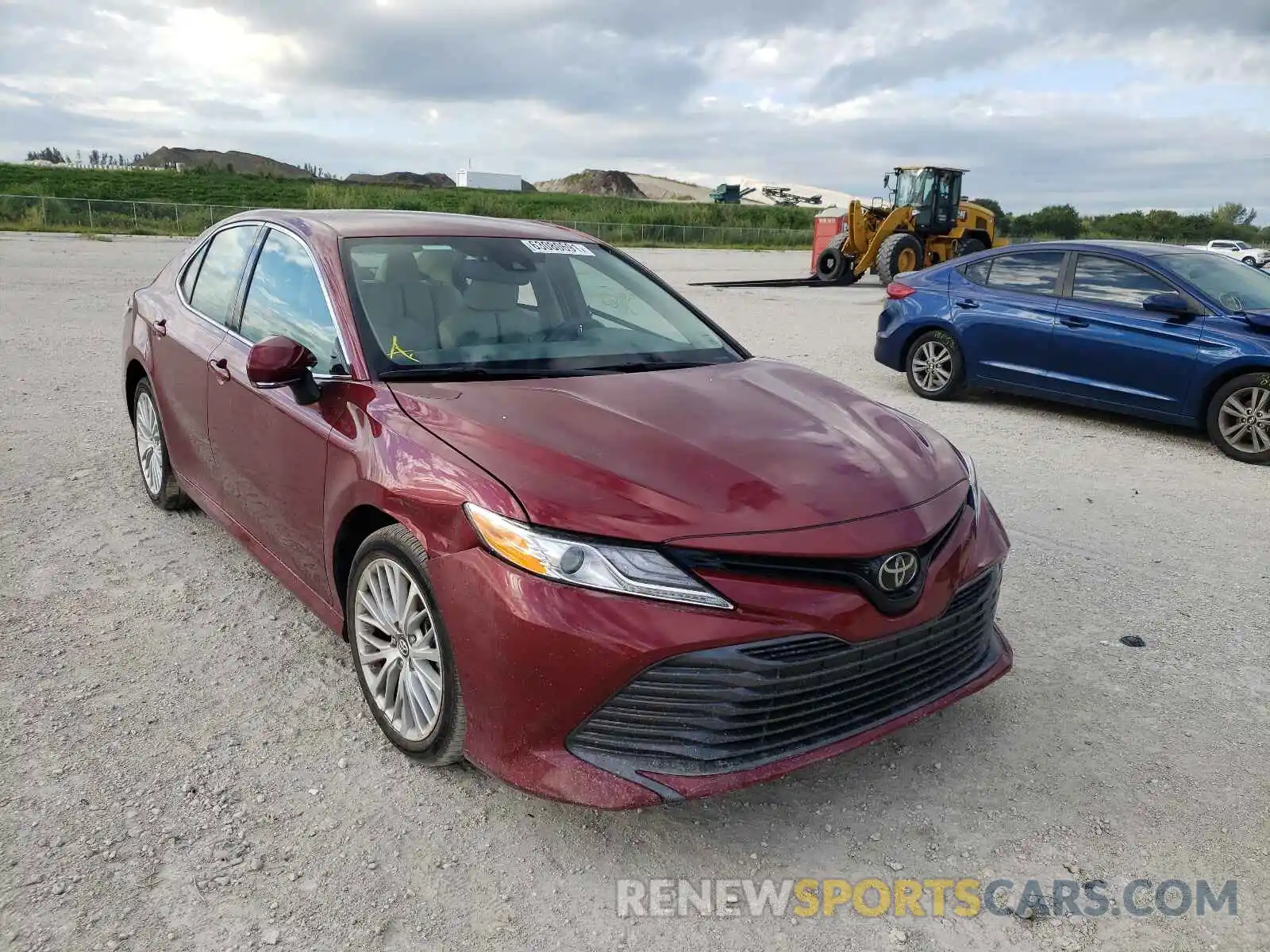 1 Photograph of a damaged car 4T1B11HK7KU844206 TOYOTA CAMRY 2019