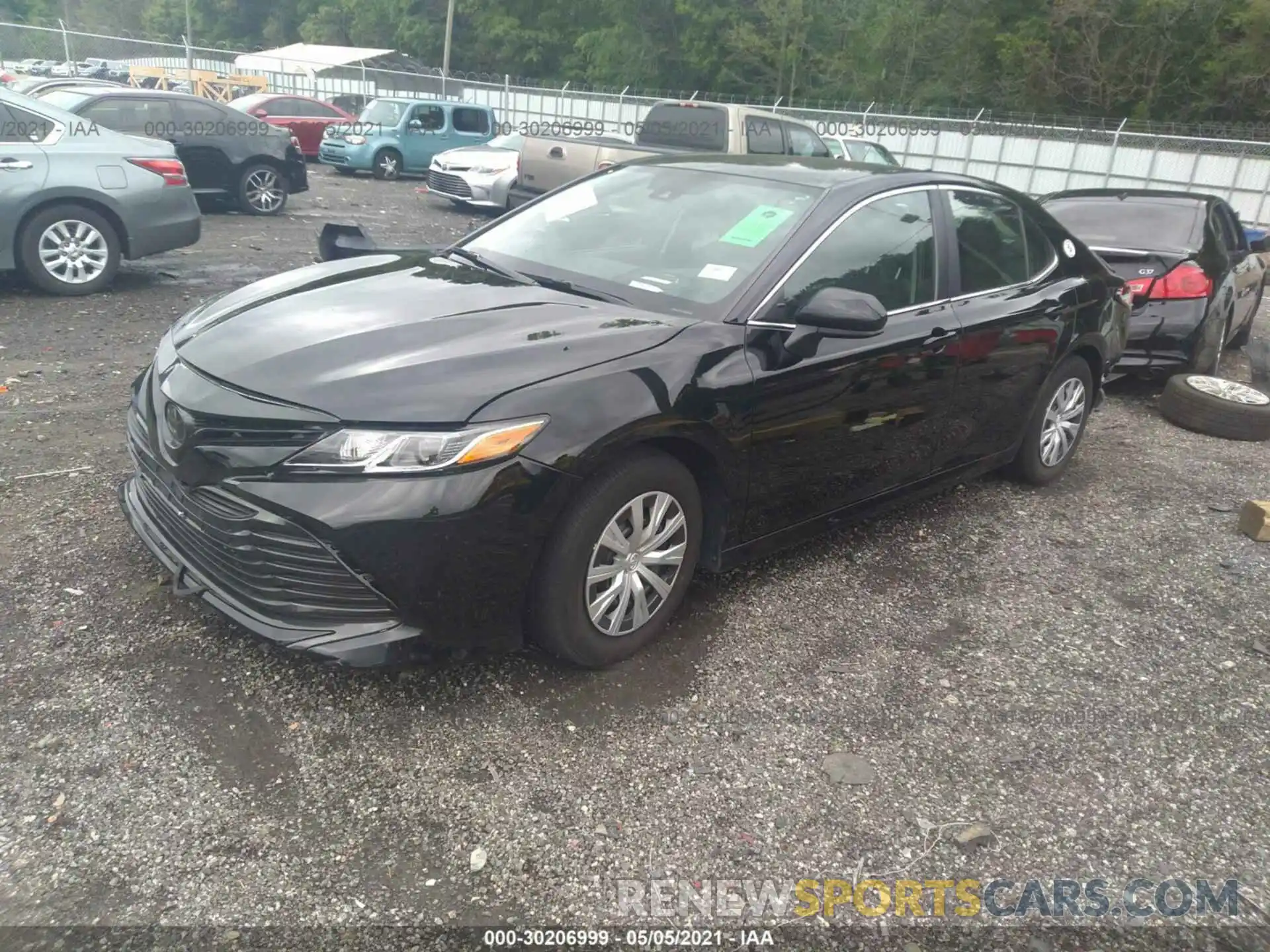 2 Photograph of a damaged car 4T1B11HK7KU844691 TOYOTA CAMRY 2019