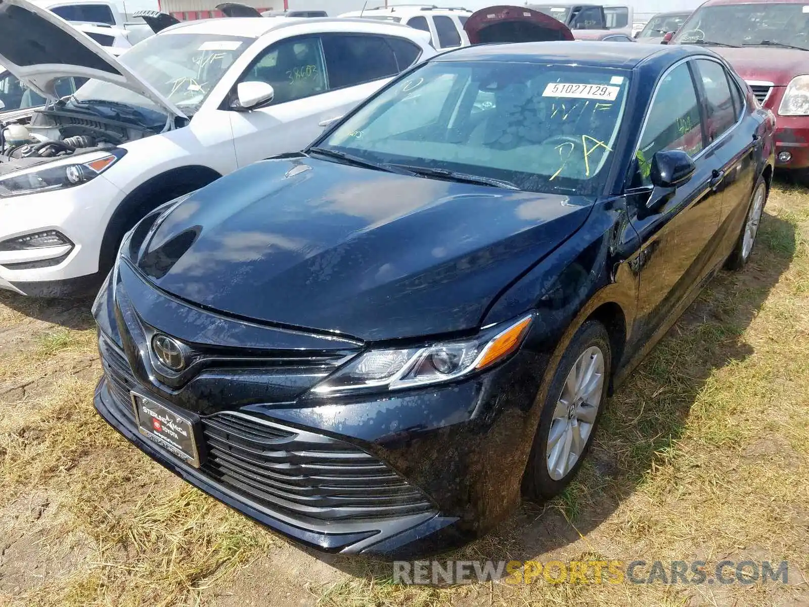 2 Photograph of a damaged car 4T1B11HK7KU844965 TOYOTA CAMRY 2019