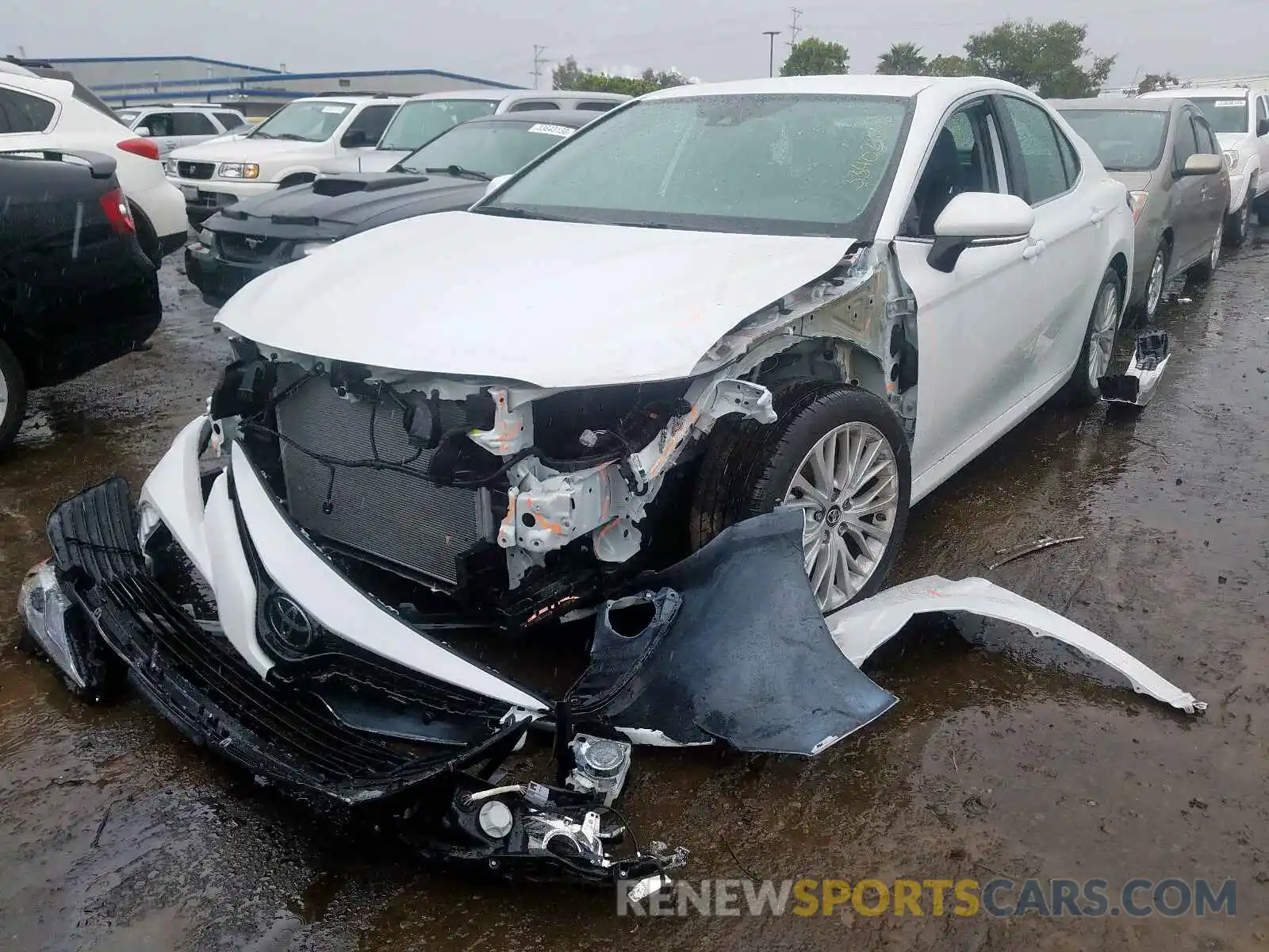 2 Photograph of a damaged car 4T1B11HK7KU846053 TOYOTA CAMRY 2019