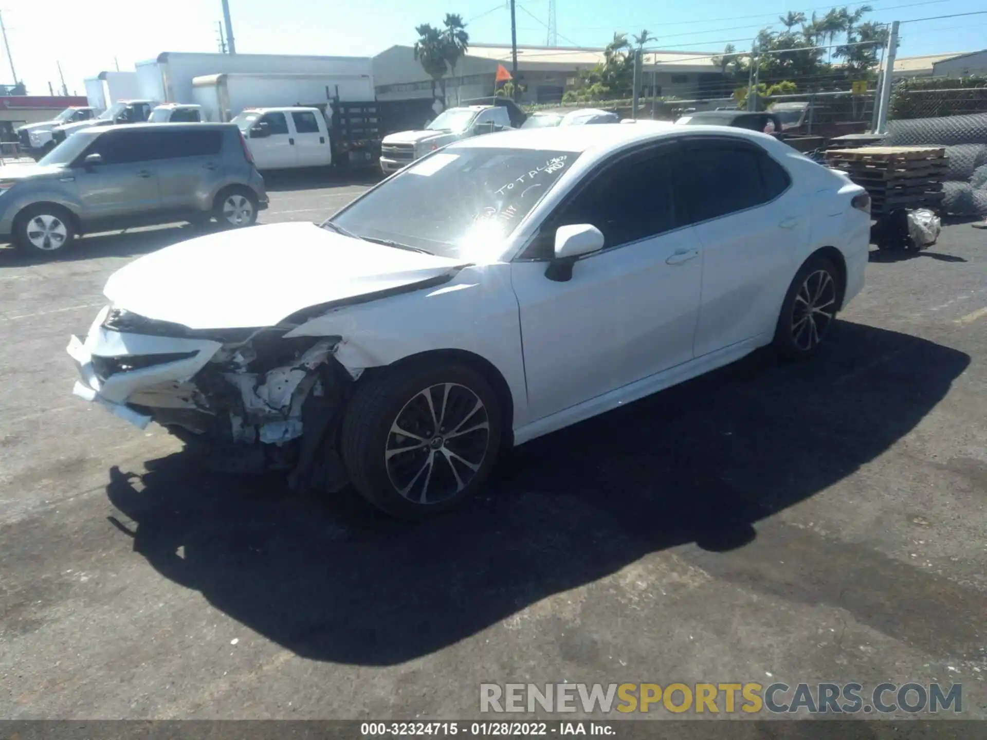 2 Photograph of a damaged car 4T1B11HK7KU846456 TOYOTA CAMRY 2019