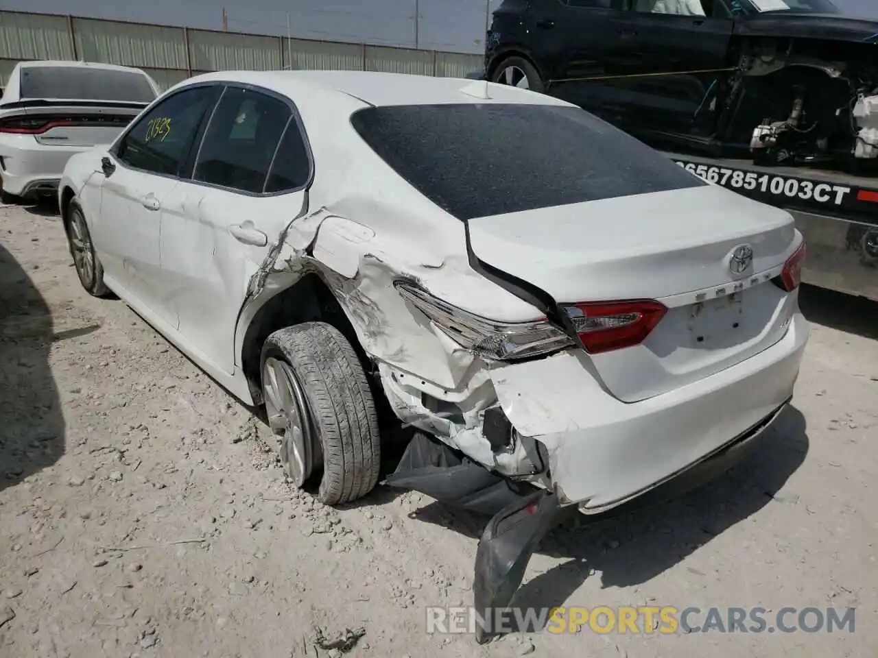 3 Photograph of a damaged car 4T1B11HK7KU846702 TOYOTA CAMRY 2019