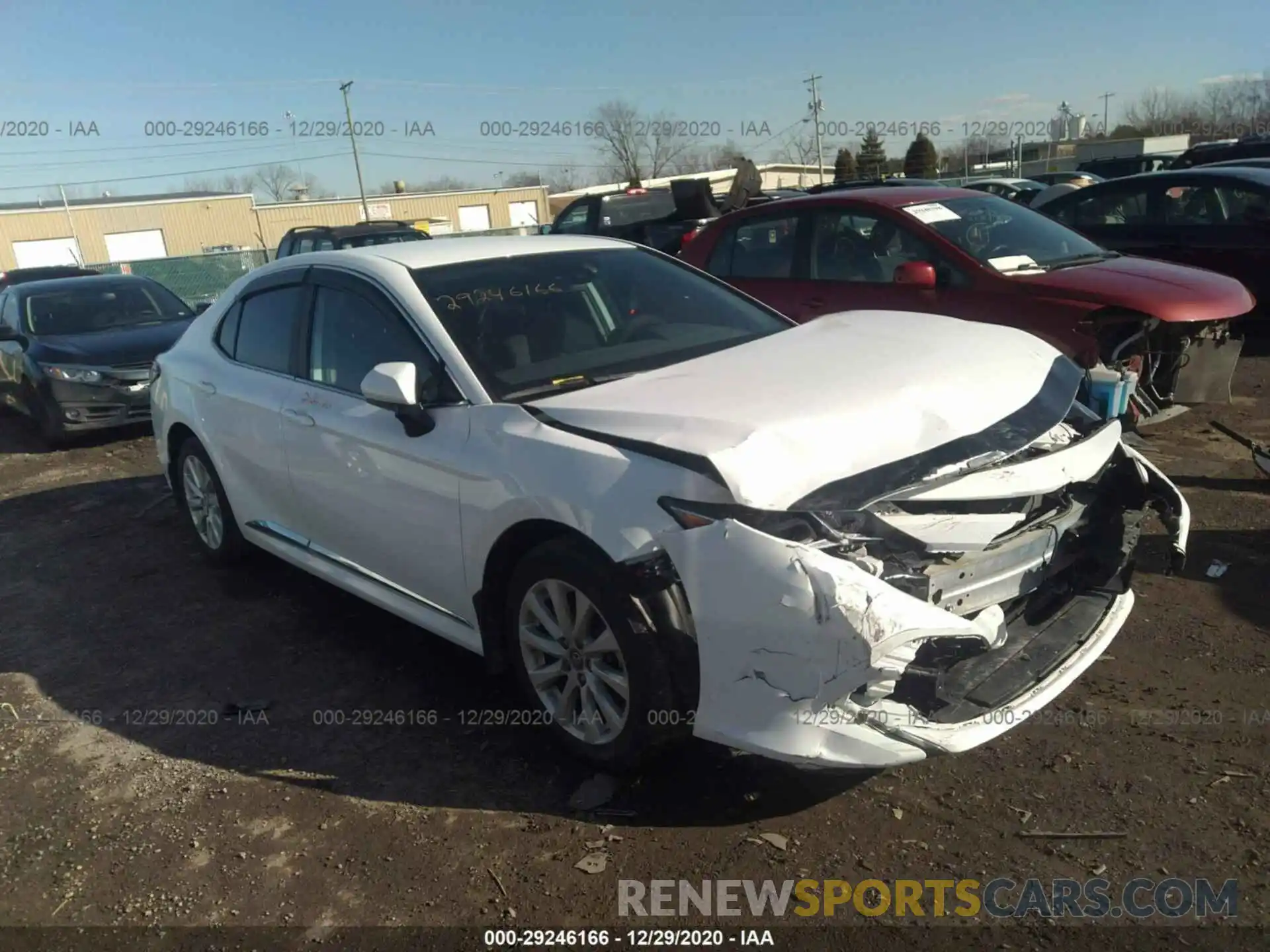 1 Photograph of a damaged car 4T1B11HK7KU846988 TOYOTA CAMRY 2019