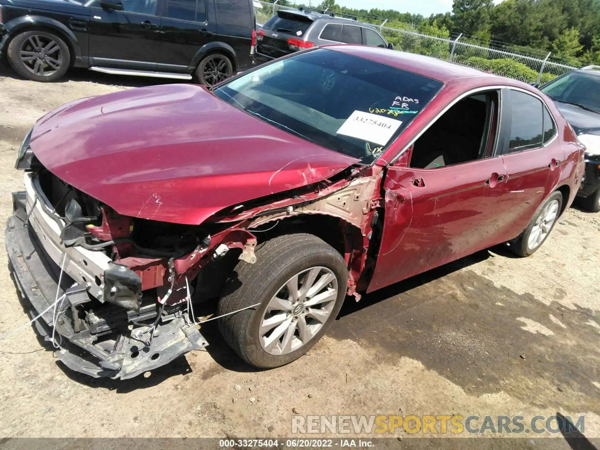 2 Photograph of a damaged car 4T1B11HK7KU848546 TOYOTA CAMRY 2019