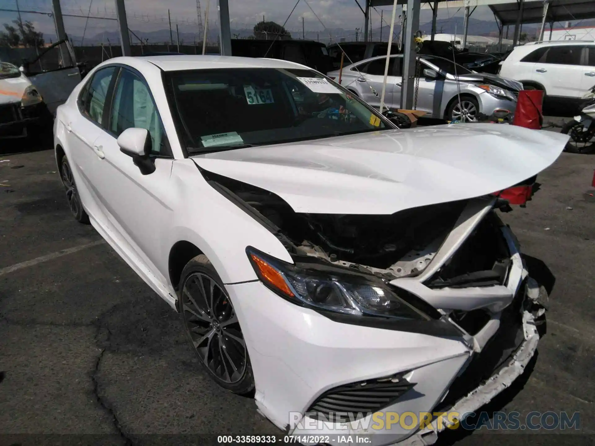 1 Photograph of a damaged car 4T1B11HK7KU849678 TOYOTA CAMRY 2019