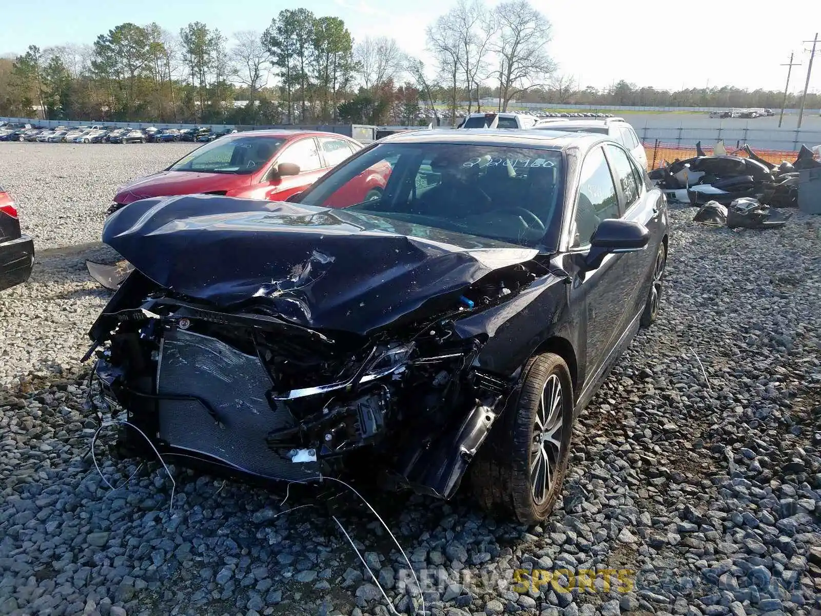 2 Photograph of a damaged car 4T1B11HK7KU851396 TOYOTA CAMRY 2019