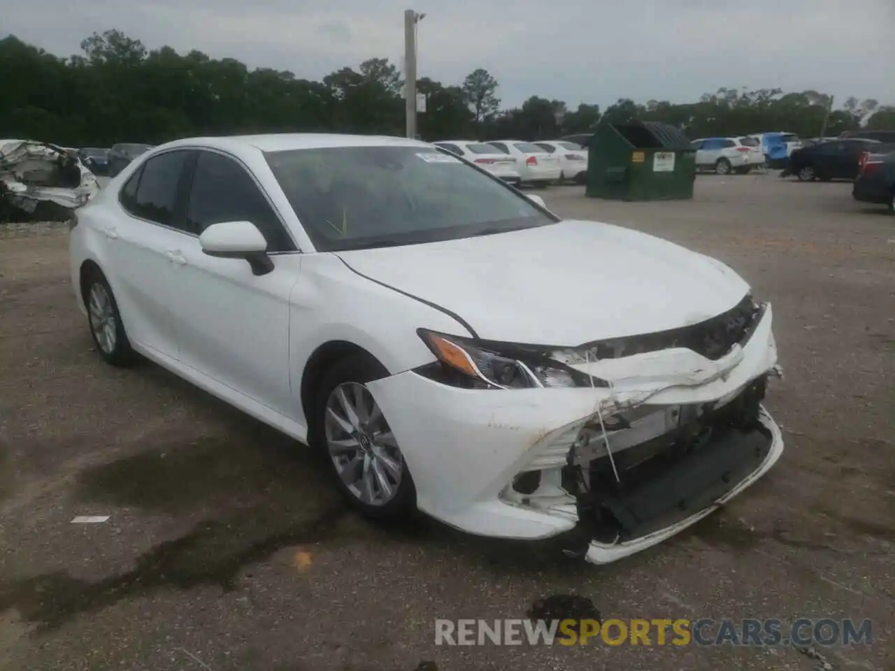 1 Photograph of a damaged car 4T1B11HK7KU853276 TOYOTA CAMRY 2019