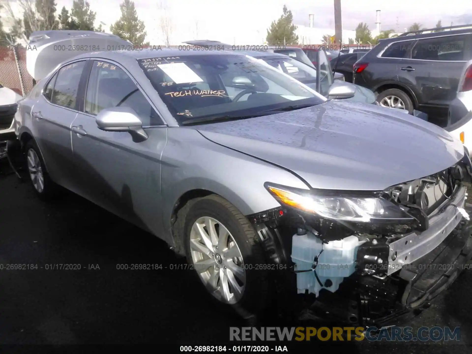 1 Photograph of a damaged car 4T1B11HK7KU853911 TOYOTA CAMRY 2019