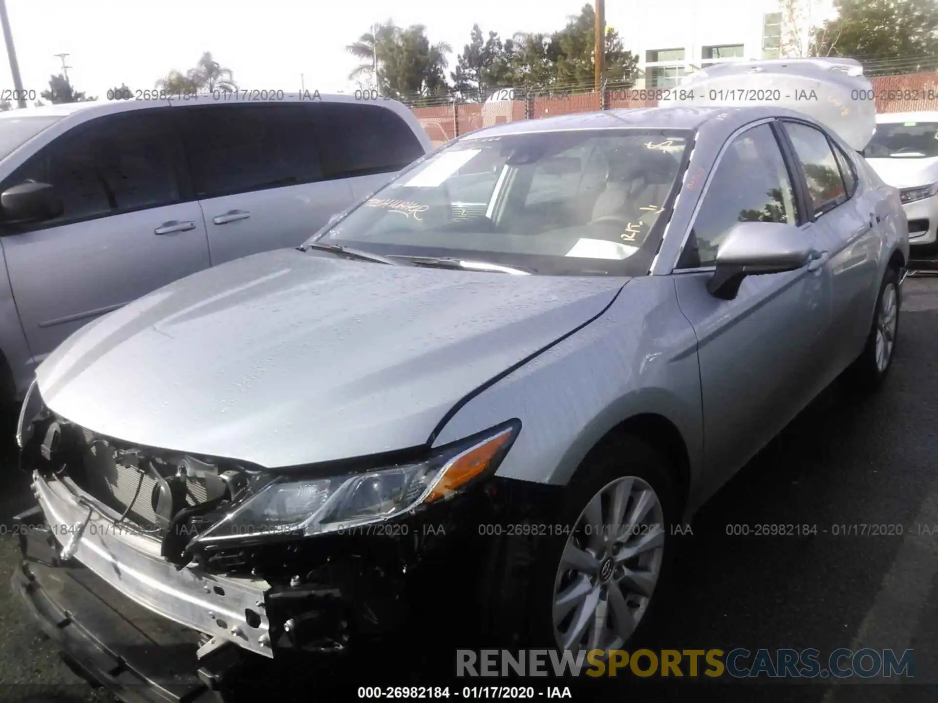 2 Photograph of a damaged car 4T1B11HK7KU853911 TOYOTA CAMRY 2019