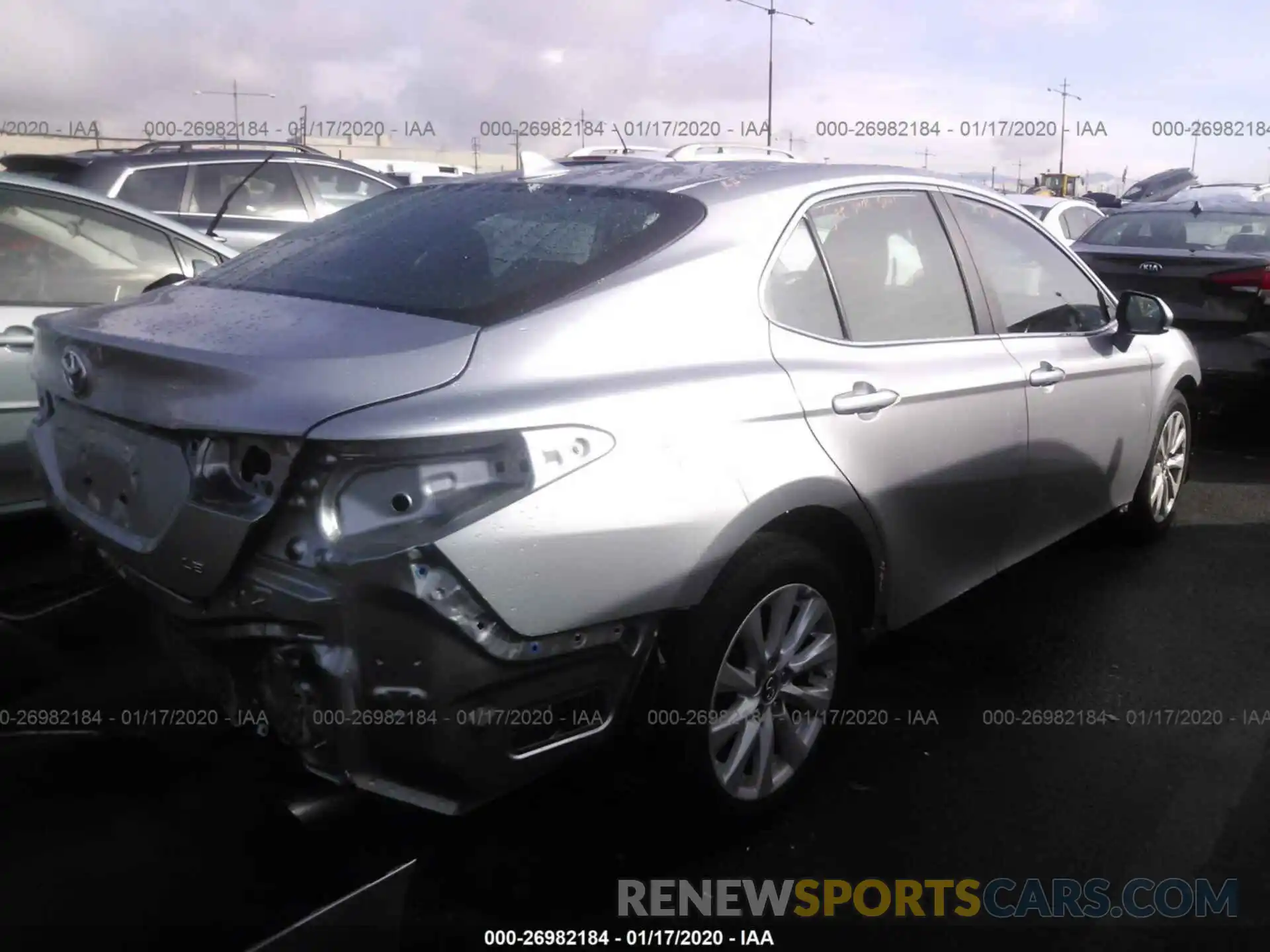 4 Photograph of a damaged car 4T1B11HK7KU853911 TOYOTA CAMRY 2019