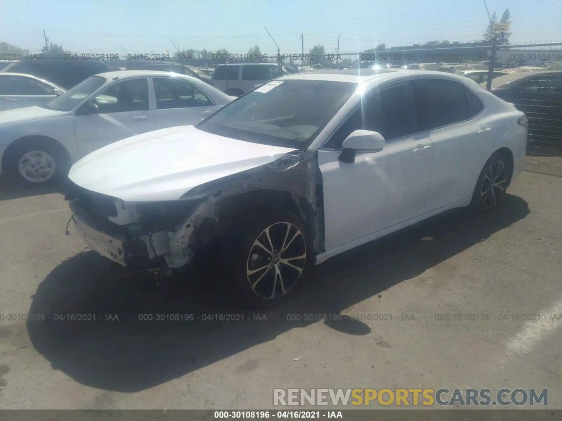 2 Photograph of a damaged car 4T1B11HK7KU854878 TOYOTA CAMRY 2019