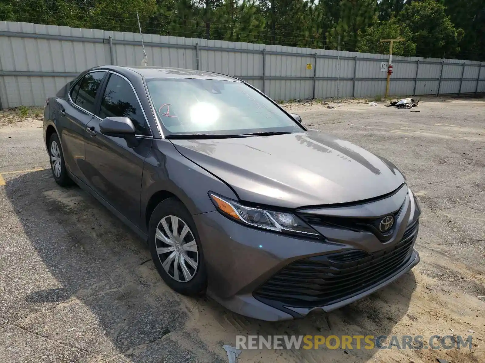 1 Photograph of a damaged car 4T1B11HK7KU856453 TOYOTA CAMRY 2019