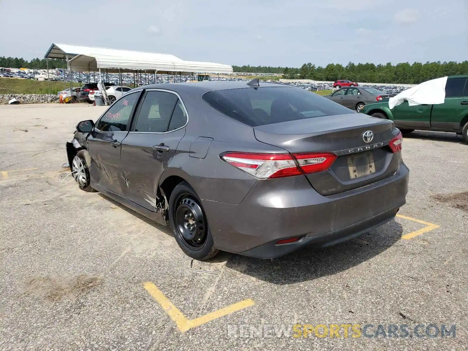 3 Photograph of a damaged car 4T1B11HK7KU856453 TOYOTA CAMRY 2019