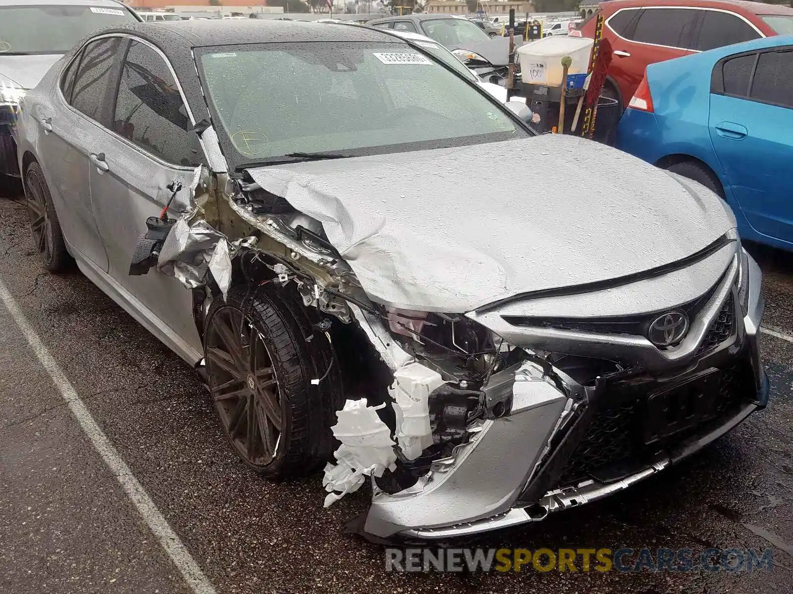 1 Photograph of a damaged car 4T1B11HK7KU856565 TOYOTA CAMRY 2019