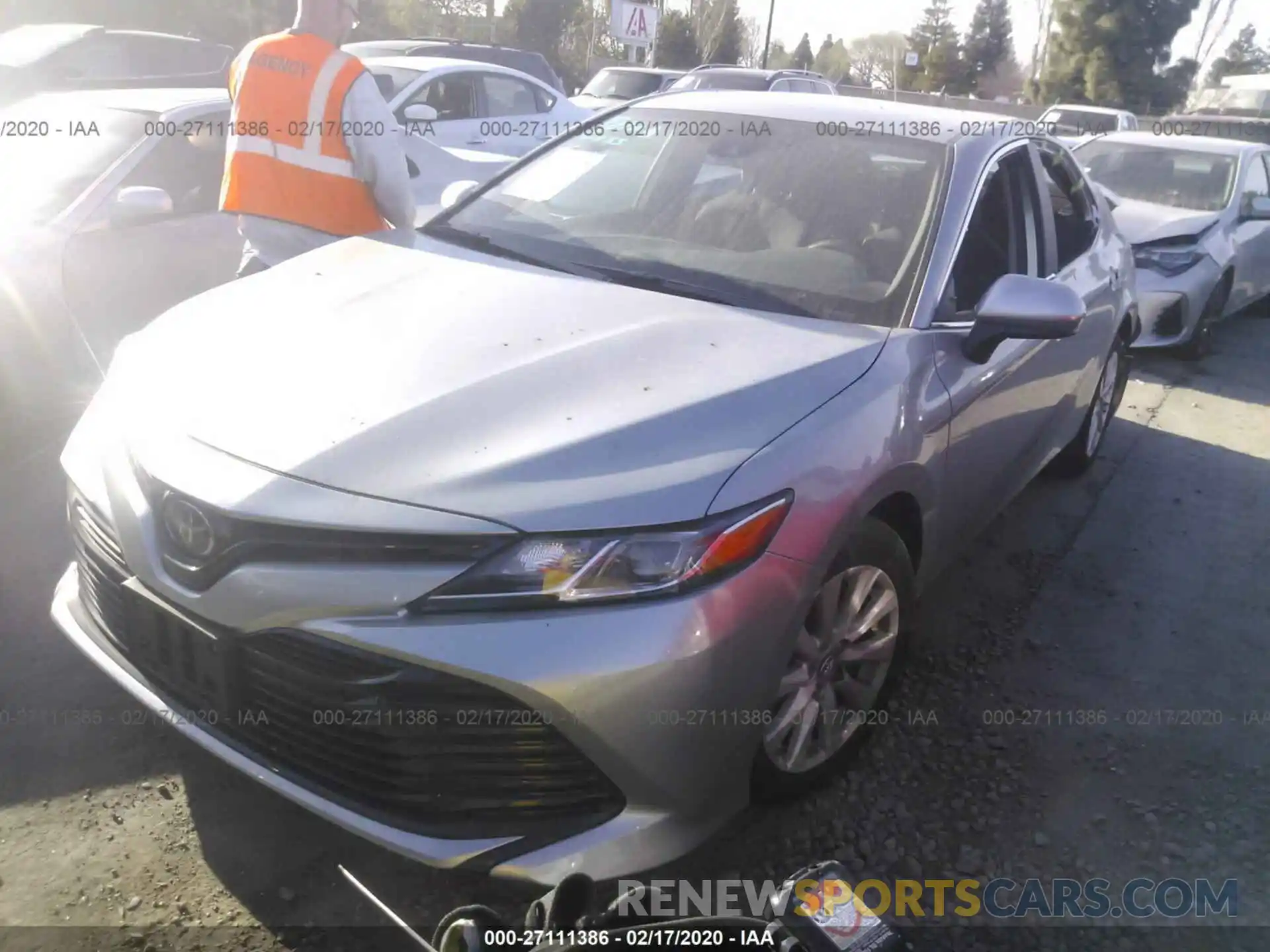 2 Photograph of a damaged car 4T1B11HK7KU856856 TOYOTA CAMRY 2019