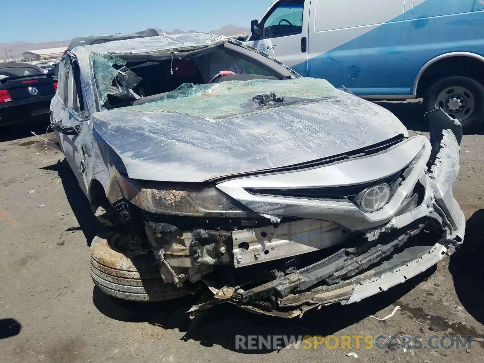 1 Photograph of a damaged car 4T1B11HK7KU856873 TOYOTA CAMRY 2019