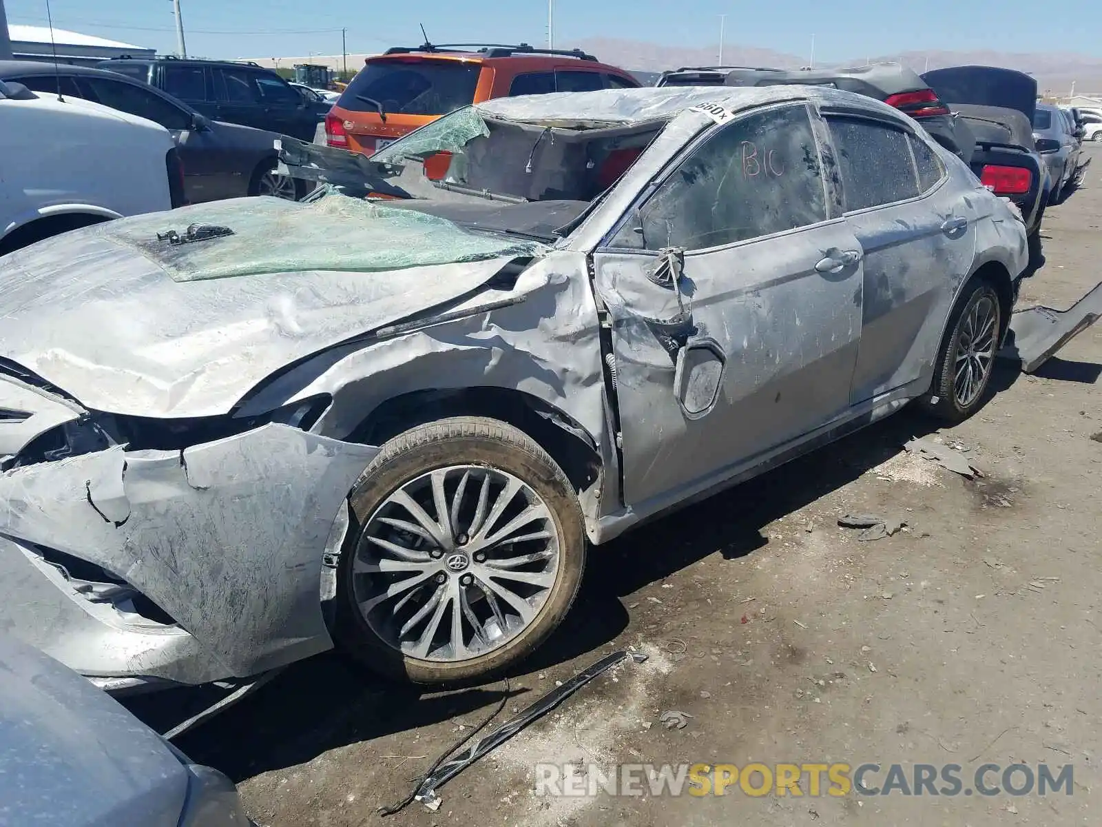 2 Photograph of a damaged car 4T1B11HK7KU856873 TOYOTA CAMRY 2019