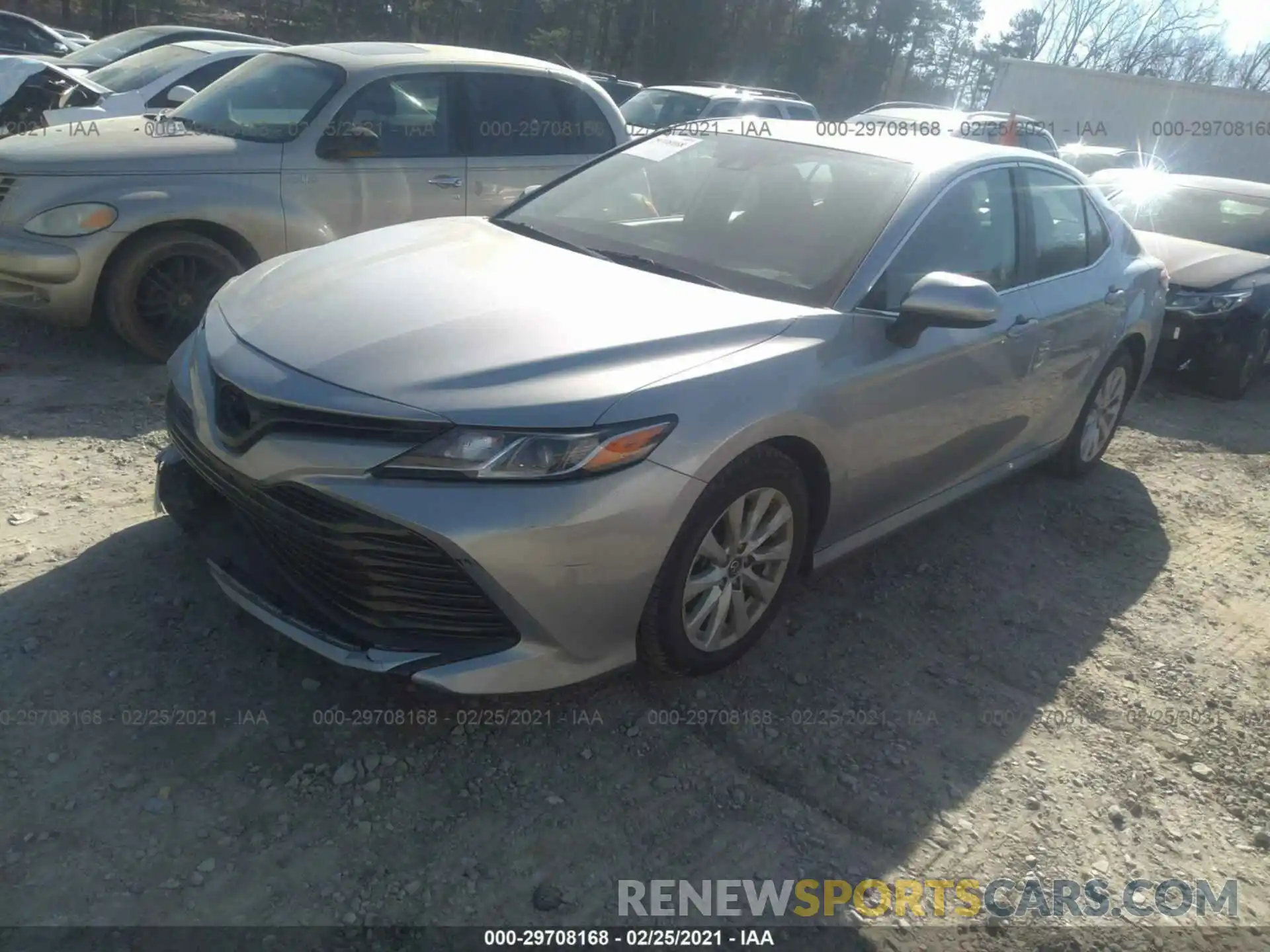 2 Photograph of a damaged car 4T1B11HK8KU159843 TOYOTA CAMRY 2019