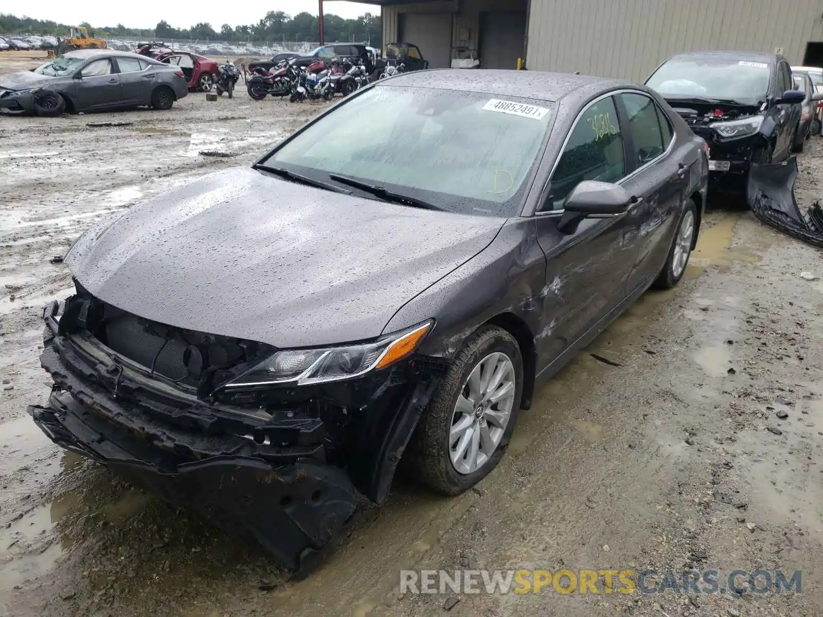 2 Photograph of a damaged car 4T1B11HK8KU160362 TOYOTA CAMRY 2019