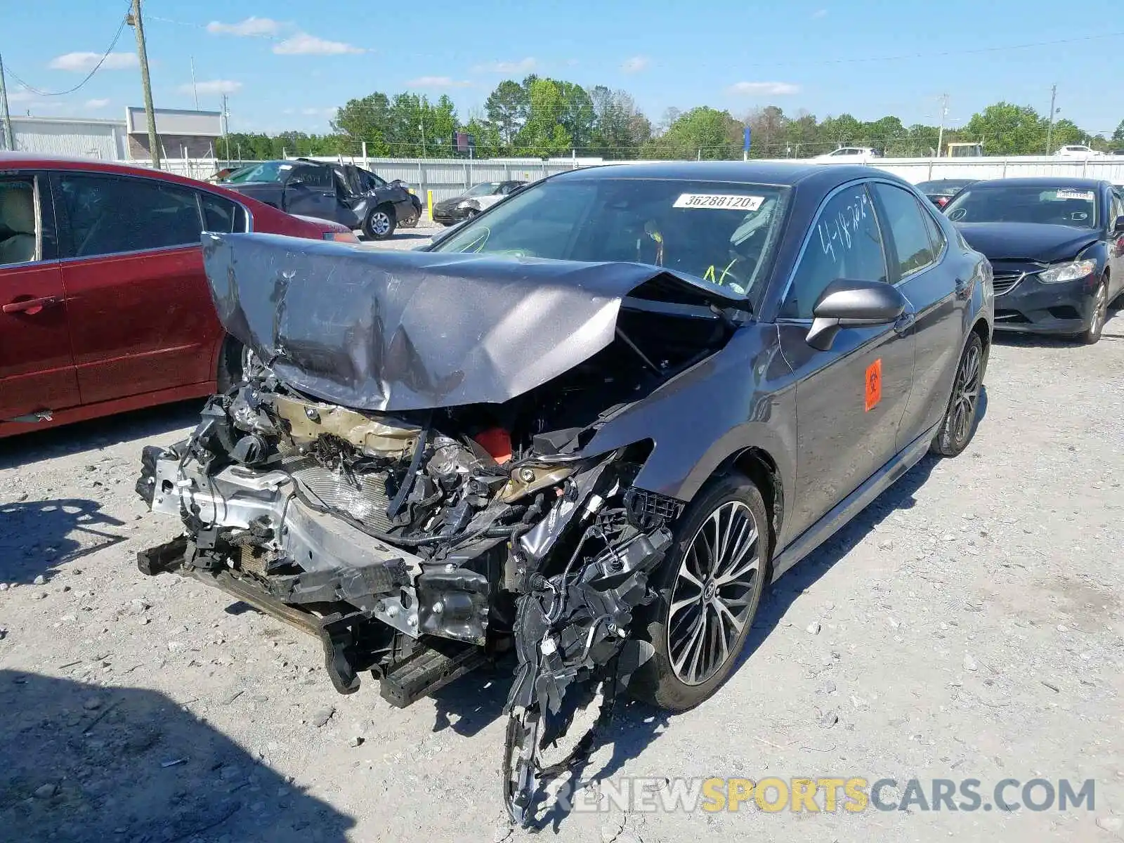 2 Photograph of a damaged car 4T1B11HK8KU160488 TOYOTA CAMRY 2019