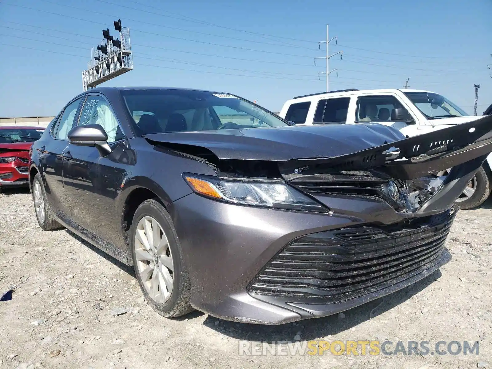 1 Photograph of a damaged car 4T1B11HK8KU161690 TOYOTA CAMRY 2019