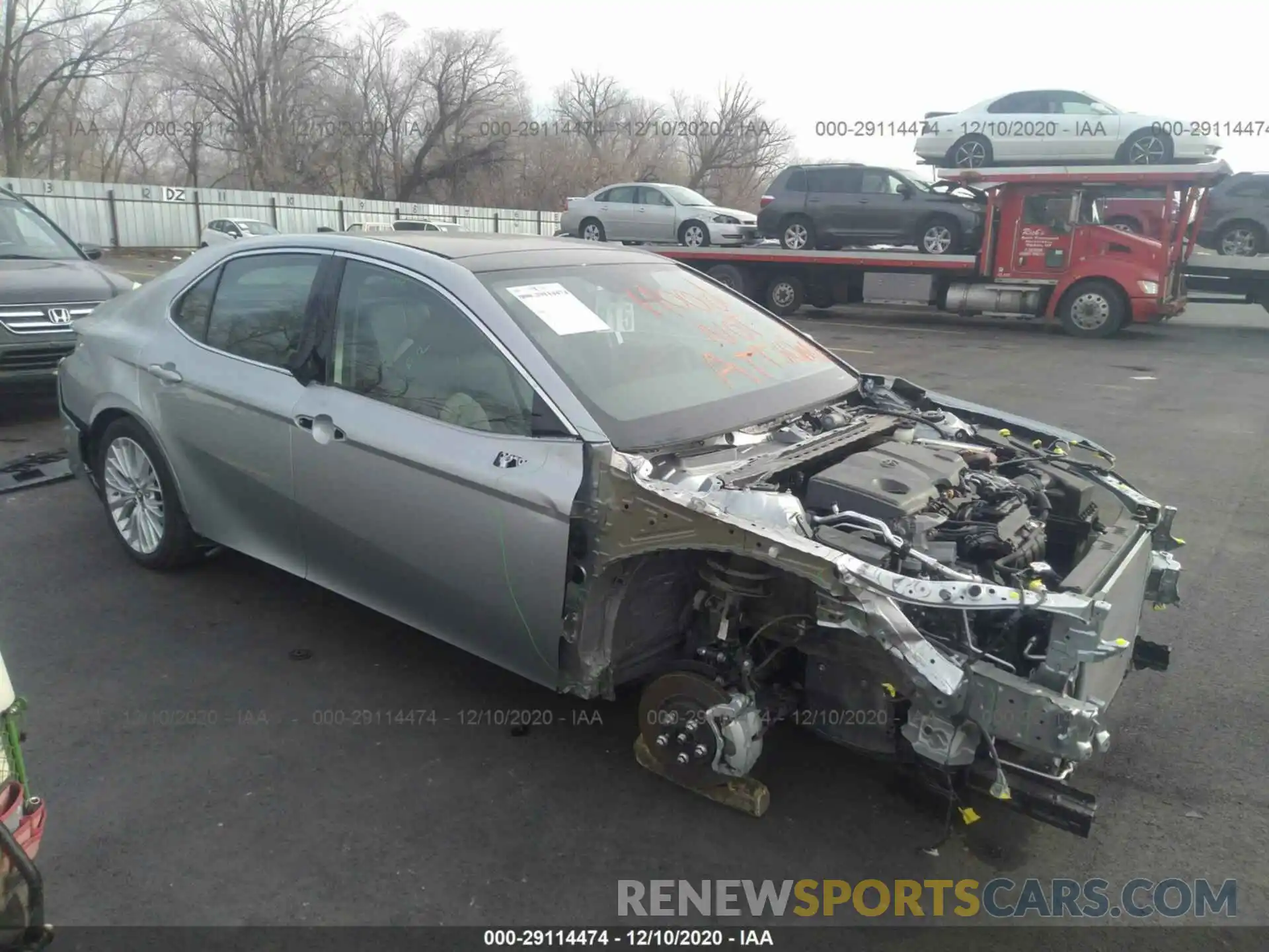 1 Photograph of a damaged car 4T1B11HK8KU162421 TOYOTA CAMRY 2019