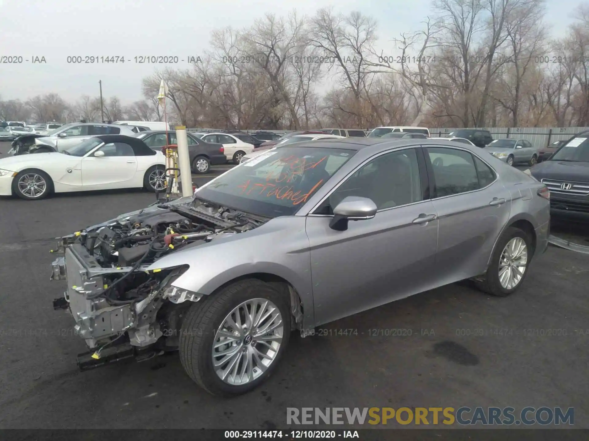 2 Photograph of a damaged car 4T1B11HK8KU162421 TOYOTA CAMRY 2019