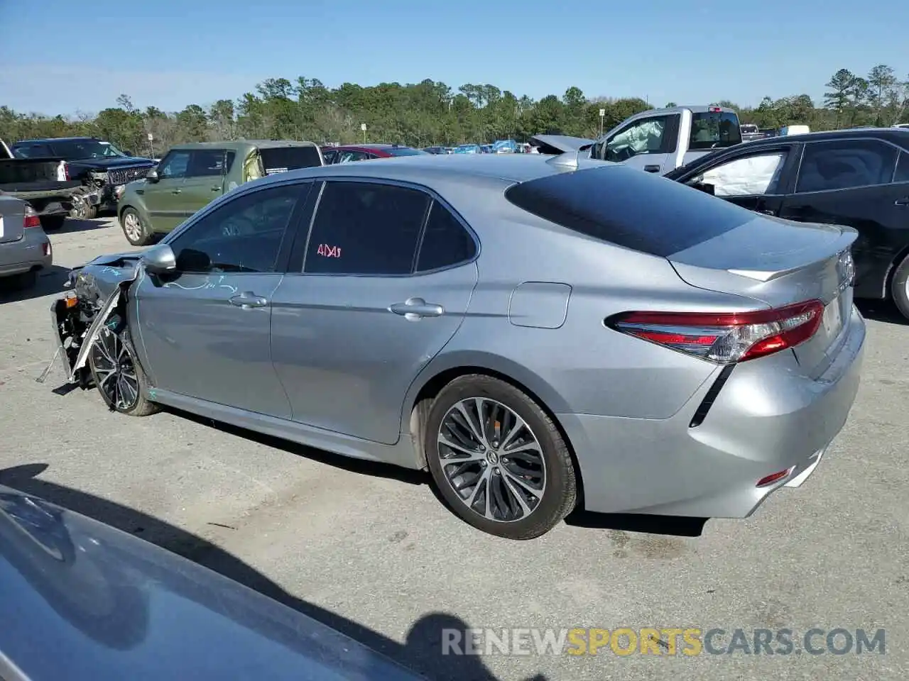 2 Photograph of a damaged car 4T1B11HK8KU163889 TOYOTA CAMRY 2019