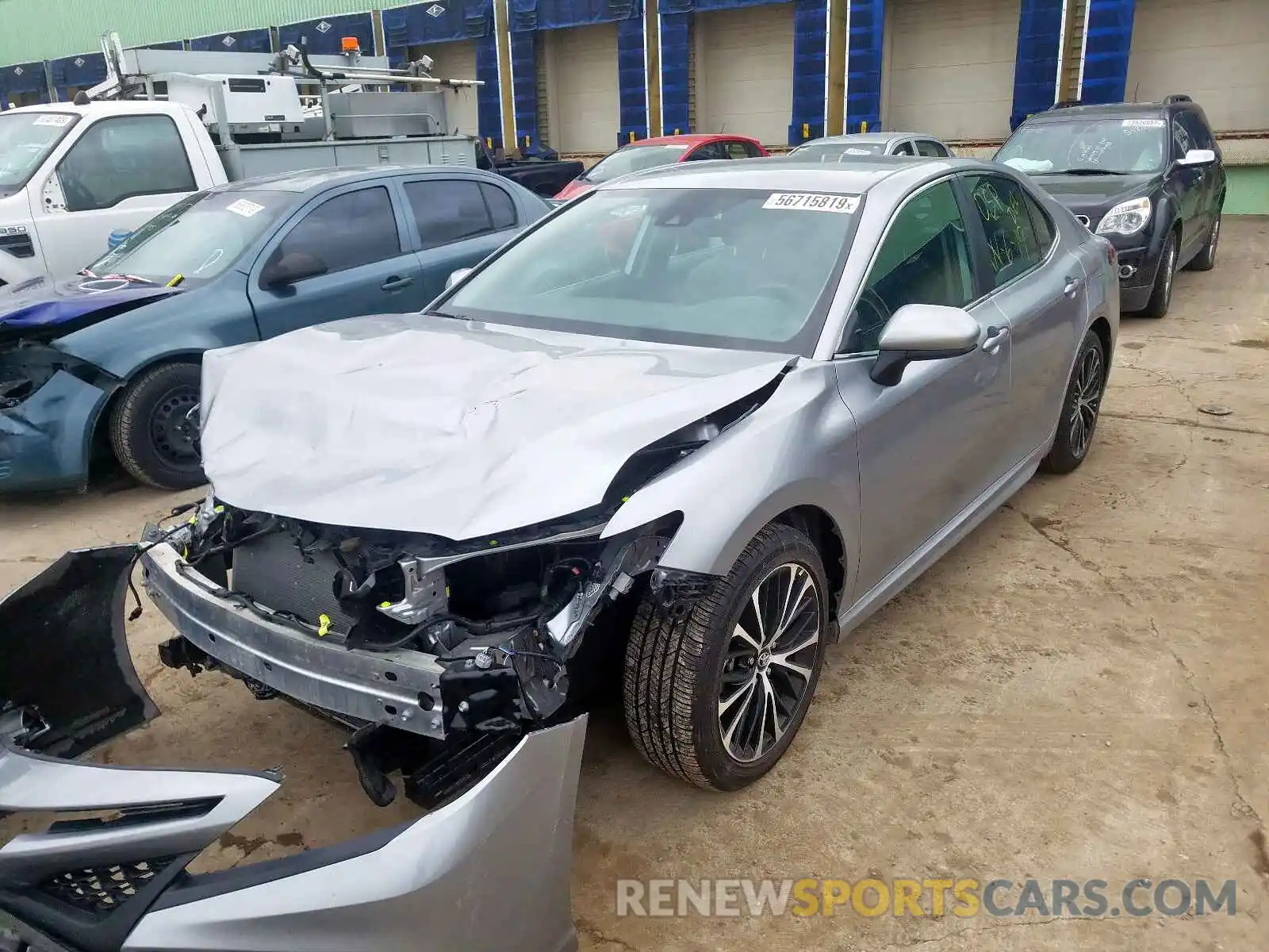 2 Photograph of a damaged car 4T1B11HK8KU164069 TOYOTA CAMRY 2019
