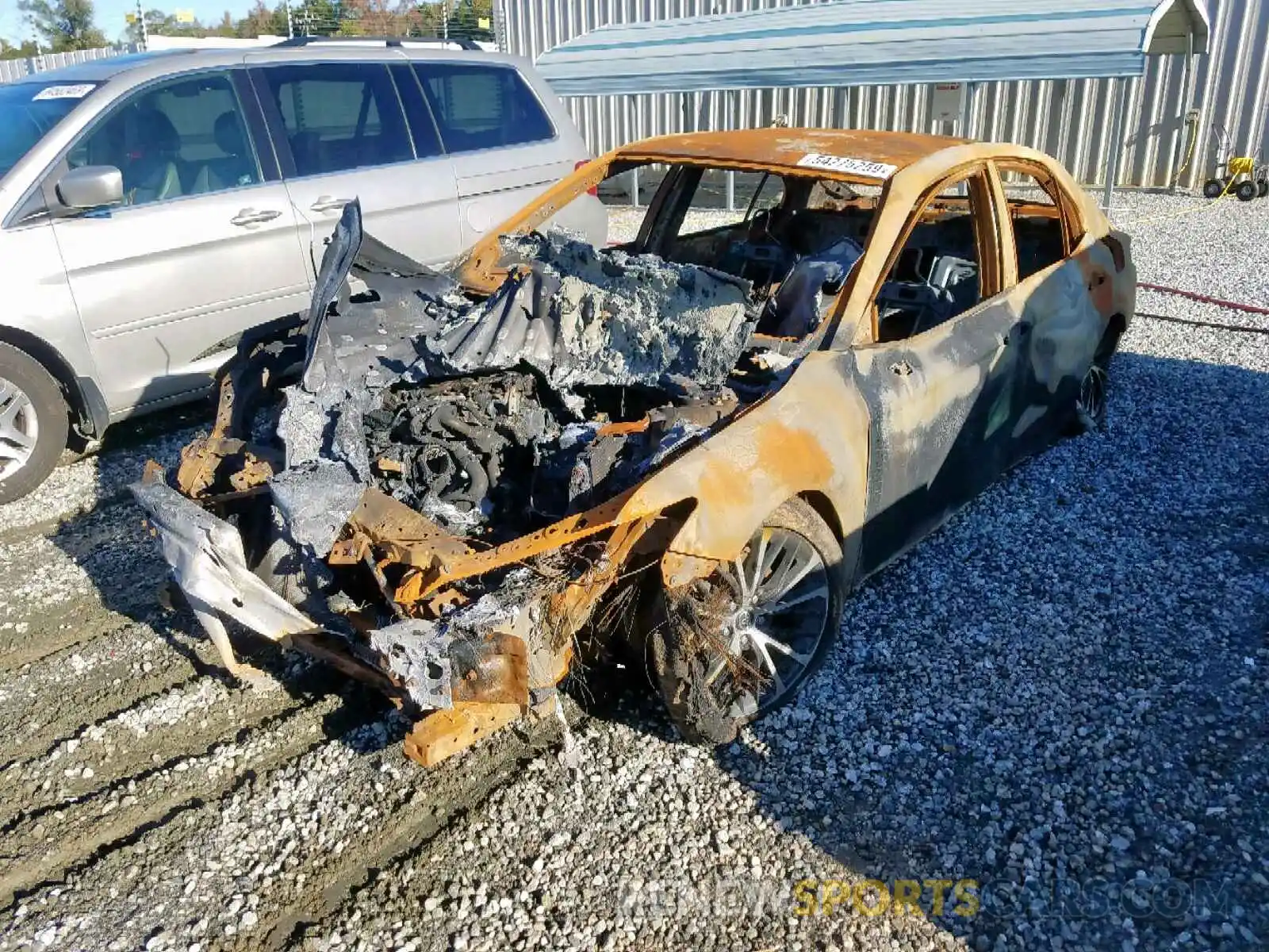 2 Photograph of a damaged car 4T1B11HK8KU164105 TOYOTA CAMRY 2019