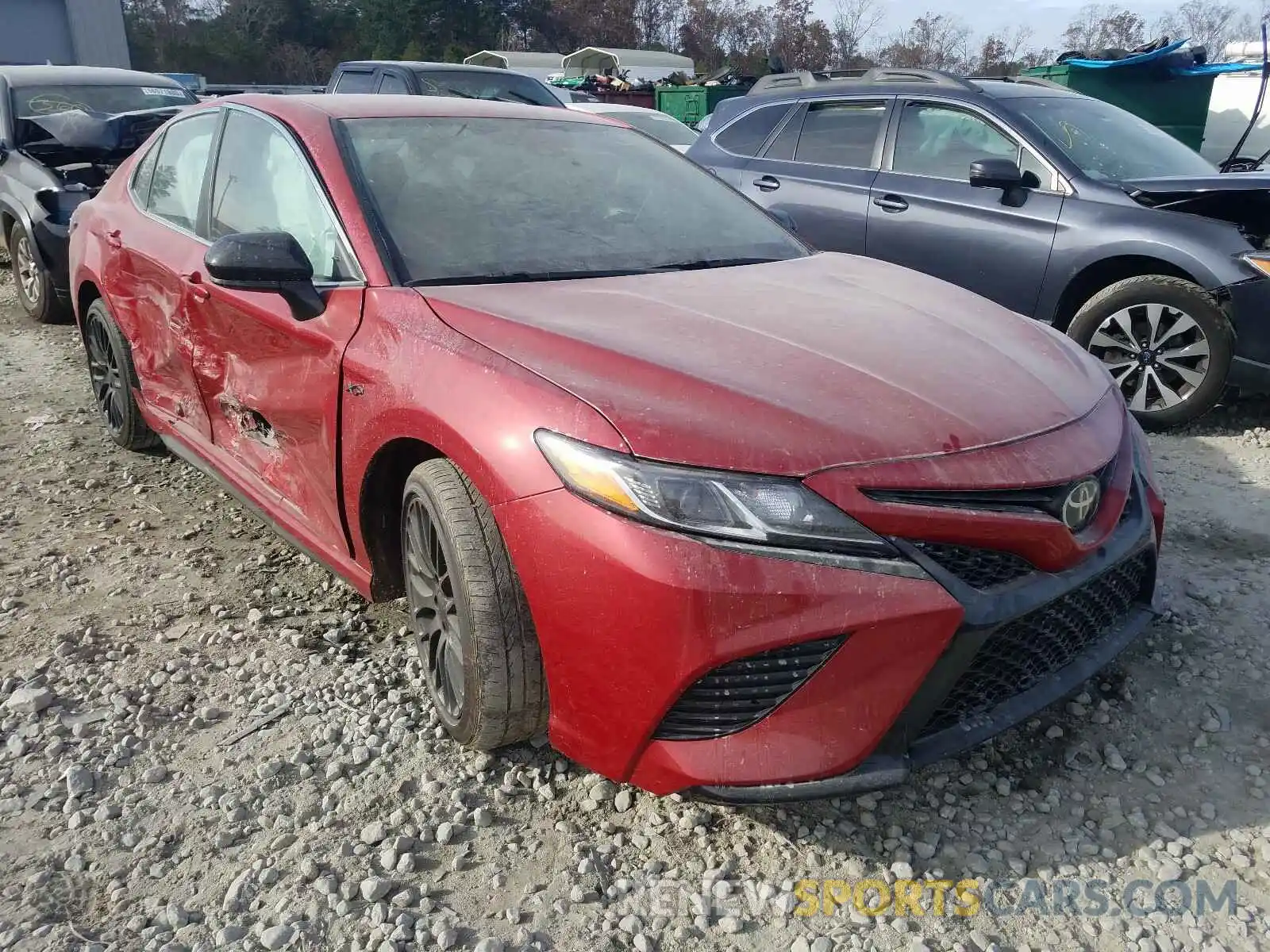 1 Photograph of a damaged car 4T1B11HK8KU164153 TOYOTA CAMRY 2019