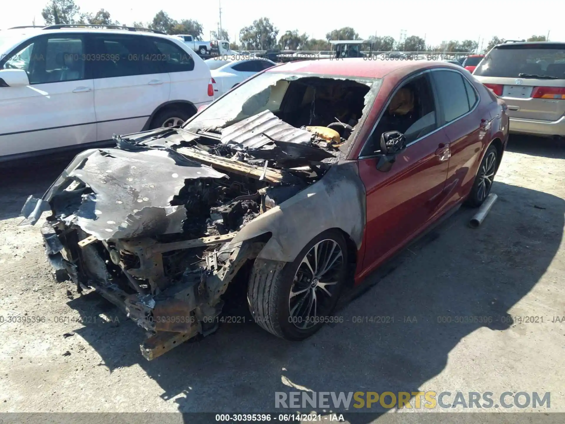 2 Photograph of a damaged car 4T1B11HK8KU165528 TOYOTA CAMRY 2019