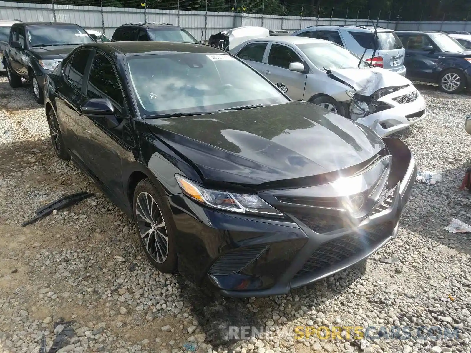 1 Photograph of a damaged car 4T1B11HK8KU165741 TOYOTA CAMRY 2019