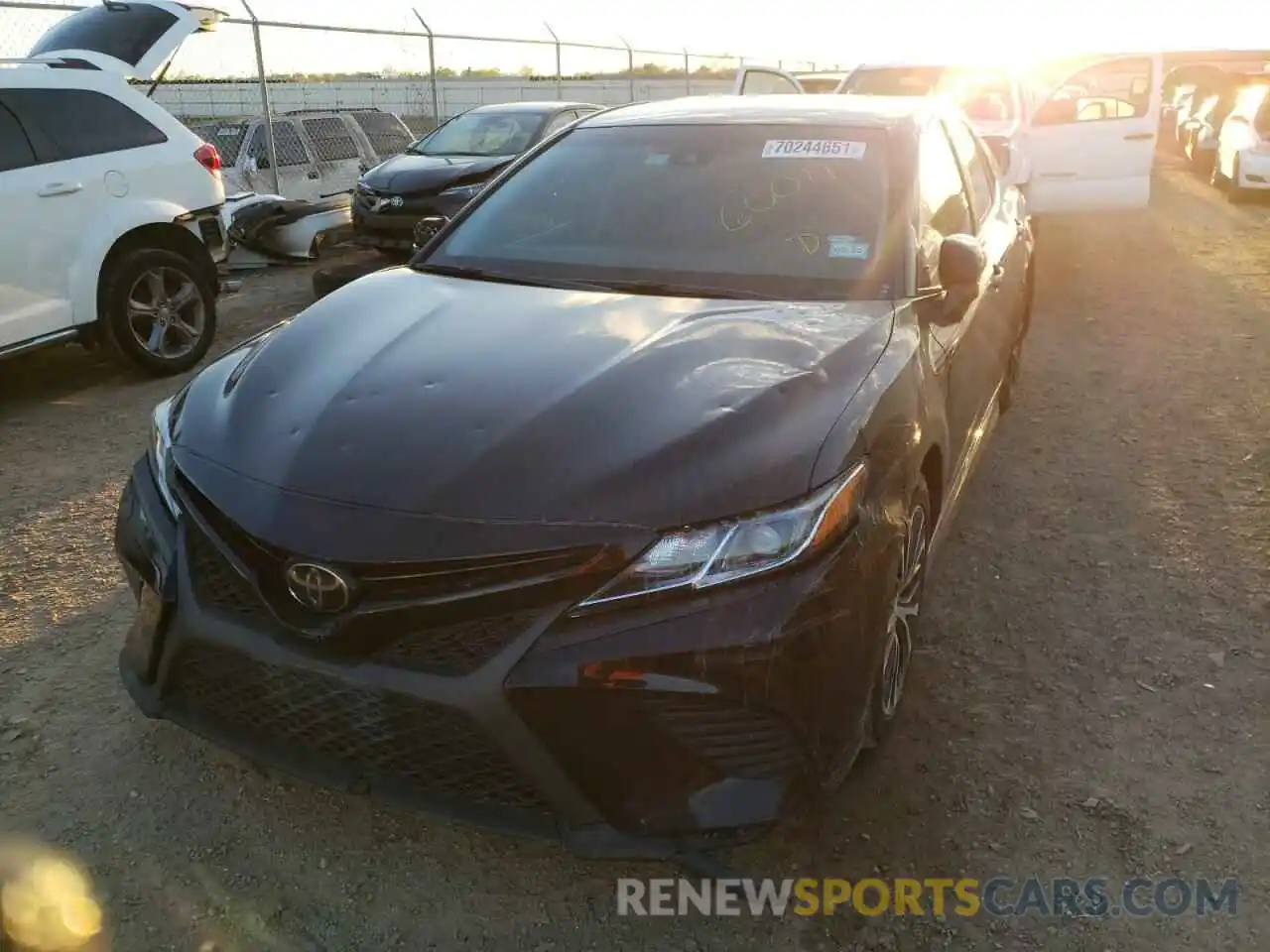 2 Photograph of a damaged car 4T1B11HK8KU167134 TOYOTA CAMRY 2019