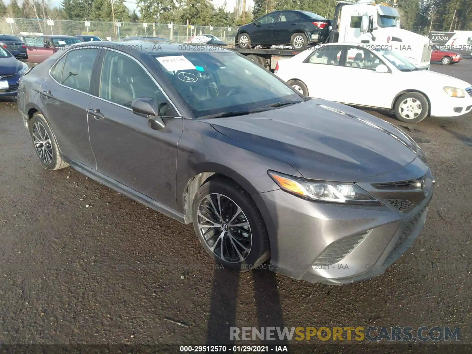 1 Photograph of a damaged car 4T1B11HK8KU168249 TOYOTA CAMRY 2019