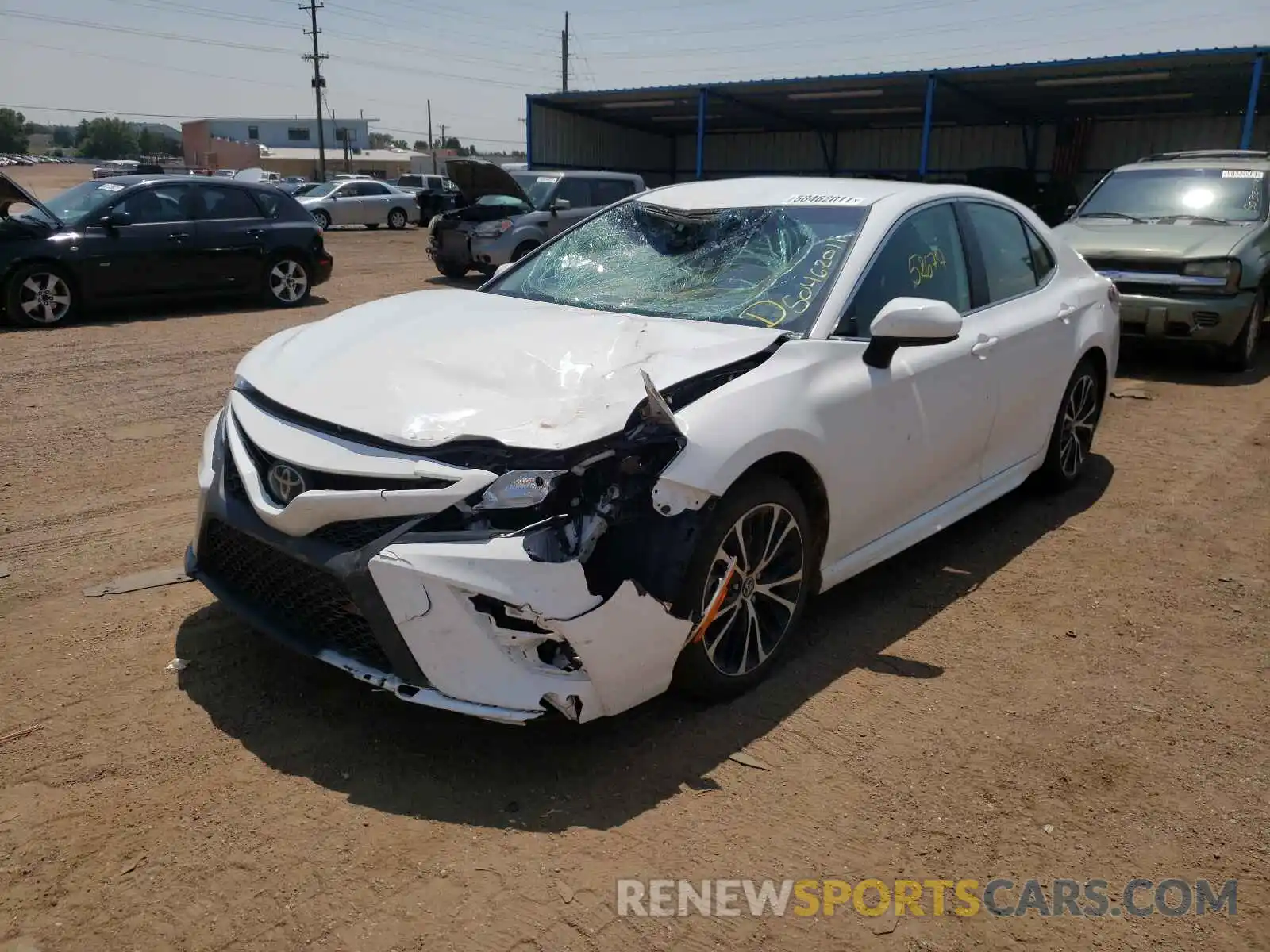 2 Photograph of a damaged car 4T1B11HK8KU168459 TOYOTA CAMRY 2019