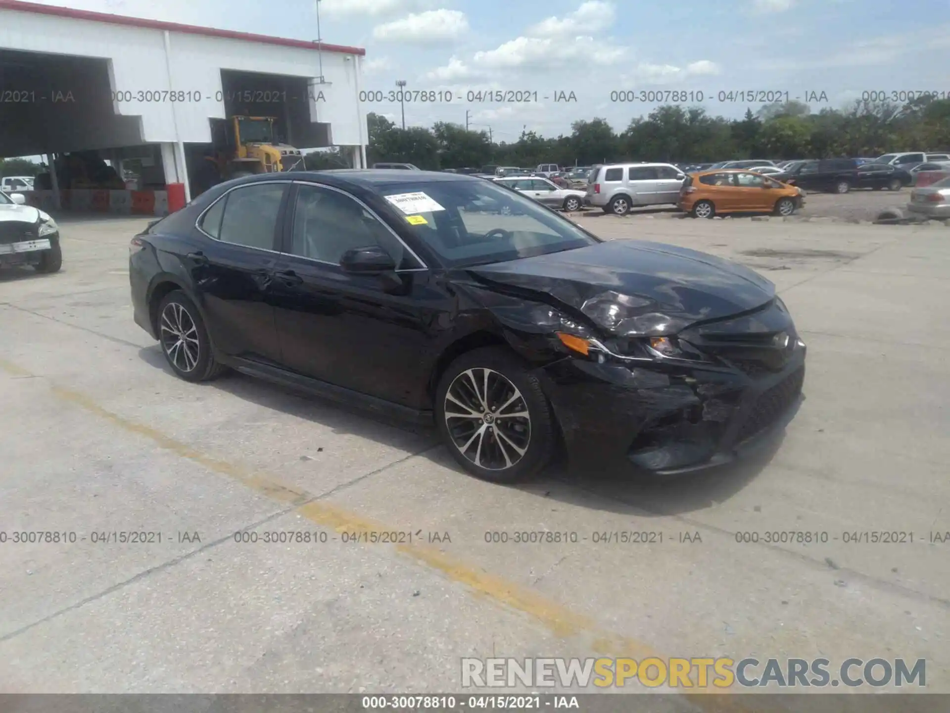 1 Photograph of a damaged car 4T1B11HK8KU168669 TOYOTA CAMRY 2019