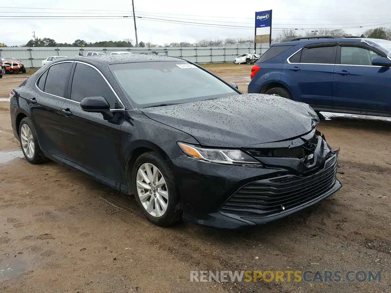 1 Photograph of a damaged car 4T1B11HK8KU170647 TOYOTA CAMRY 2019