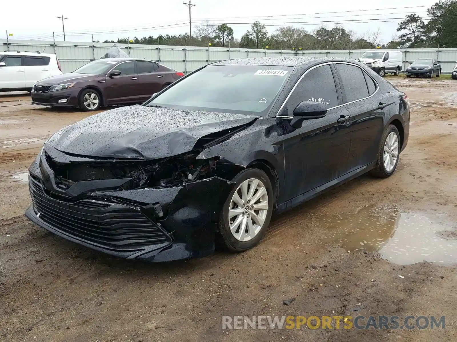 2 Photograph of a damaged car 4T1B11HK8KU170647 TOYOTA CAMRY 2019