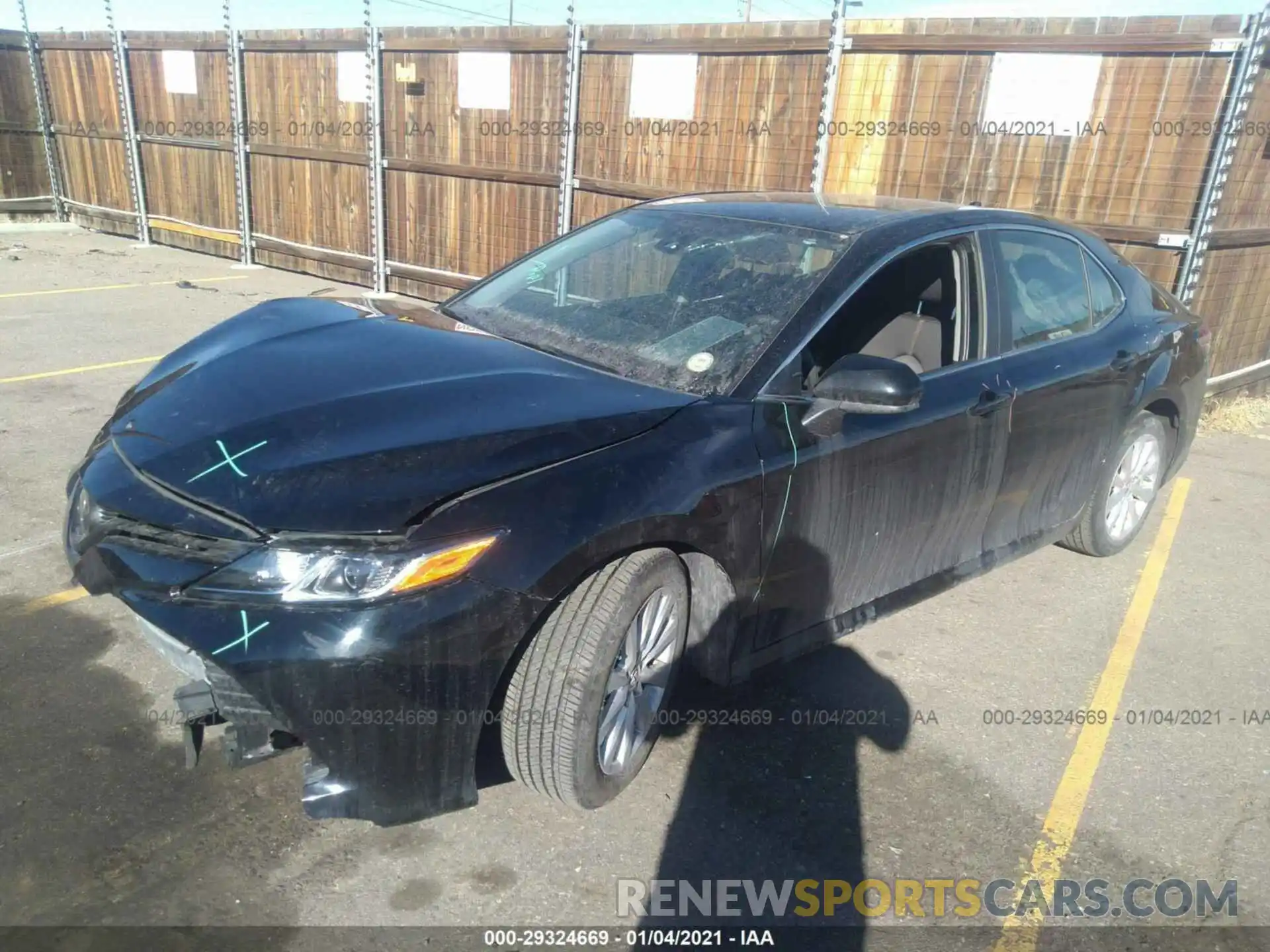 2 Photograph of a damaged car 4T1B11HK8KU171684 TOYOTA CAMRY 2019