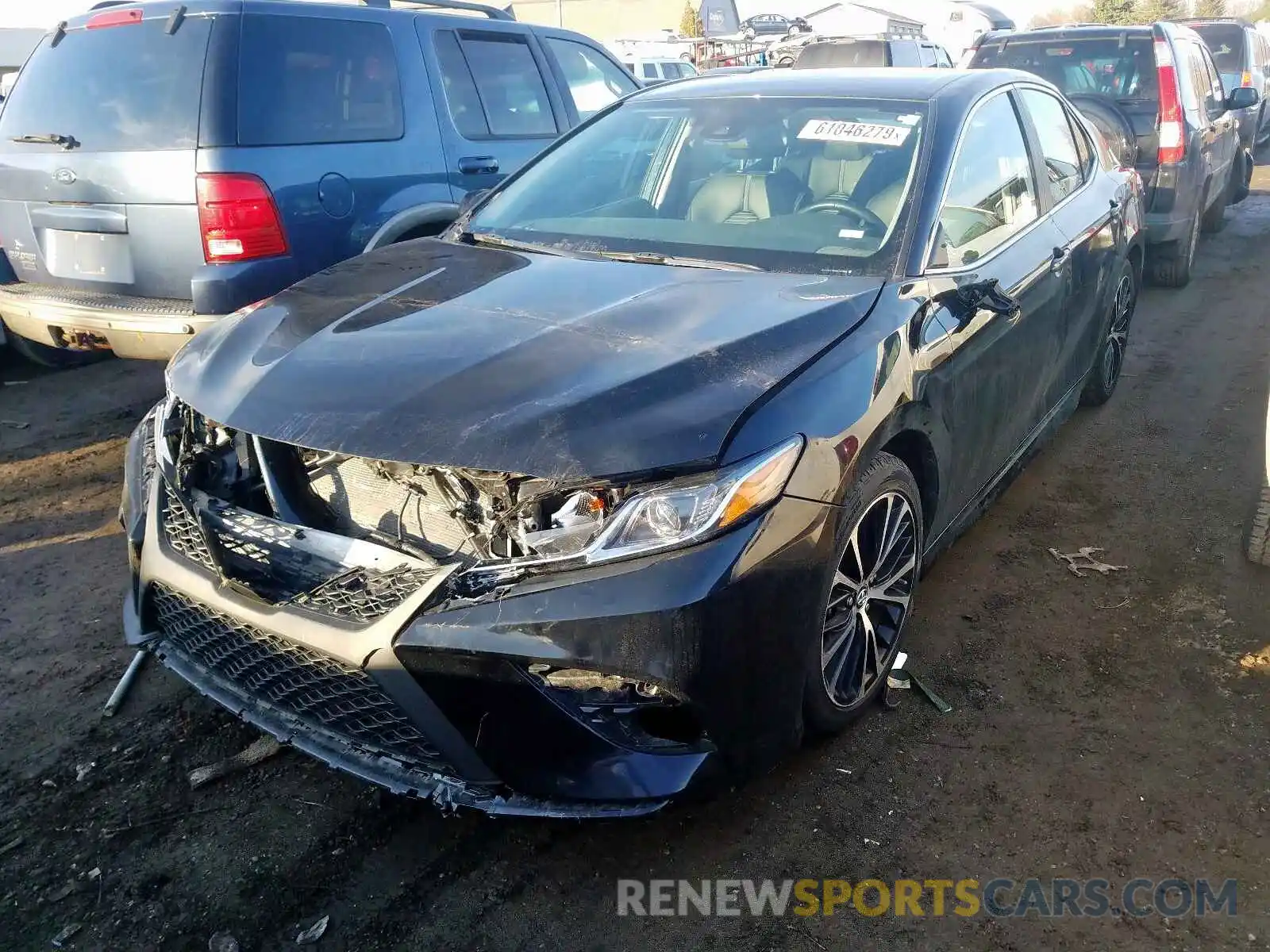 2 Photograph of a damaged car 4T1B11HK8KU173998 TOYOTA CAMRY 2019