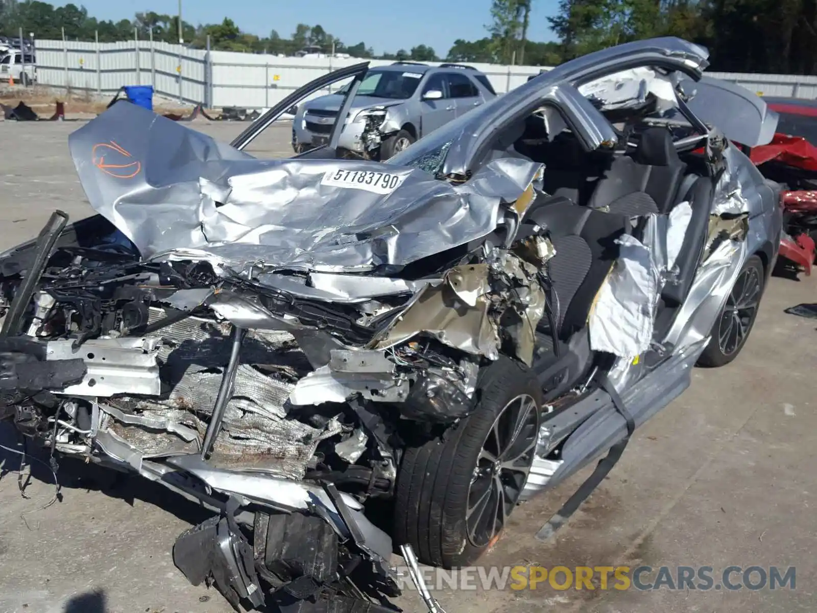 2 Photograph of a damaged car 4T1B11HK8KU174018 TOYOTA CAMRY 2019