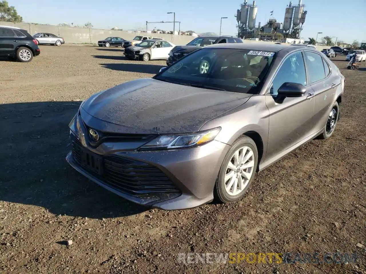 2 Photograph of a damaged car 4T1B11HK8KU174181 TOYOTA CAMRY 2019