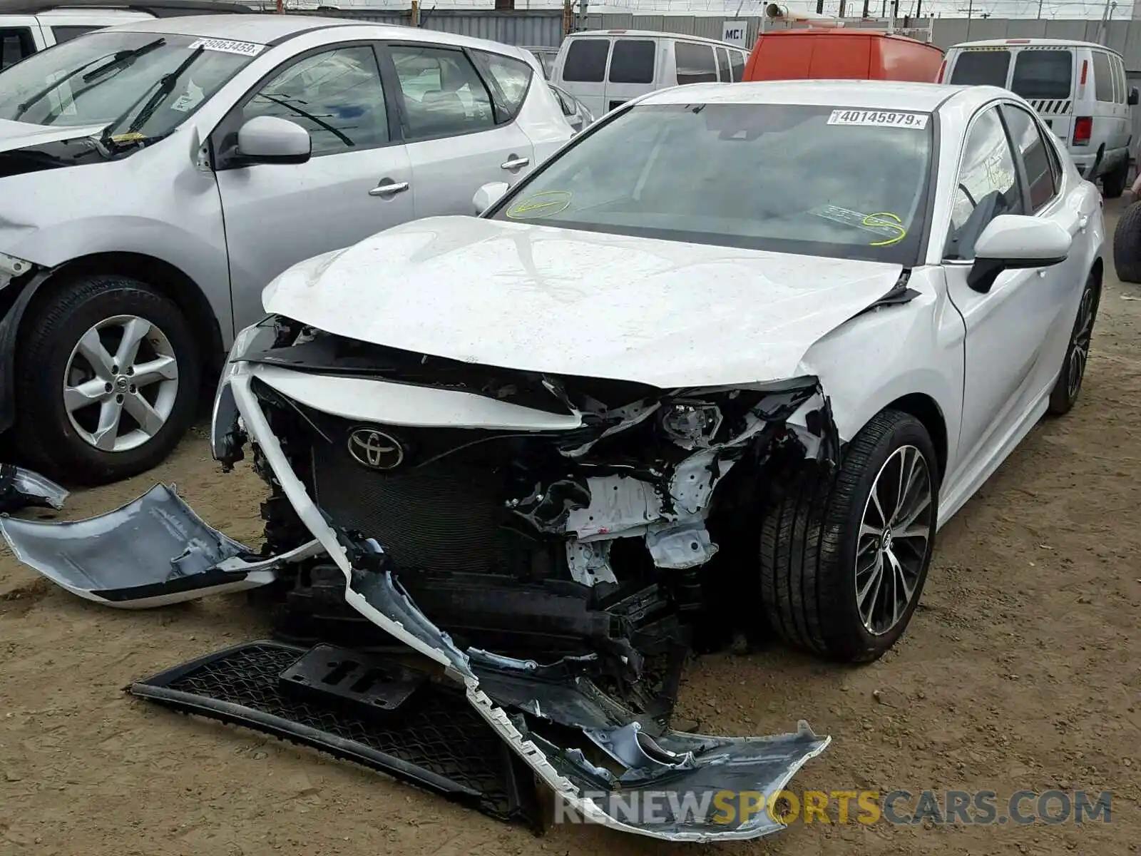 2 Photograph of a damaged car 4T1B11HK8KU174312 TOYOTA CAMRY 2019