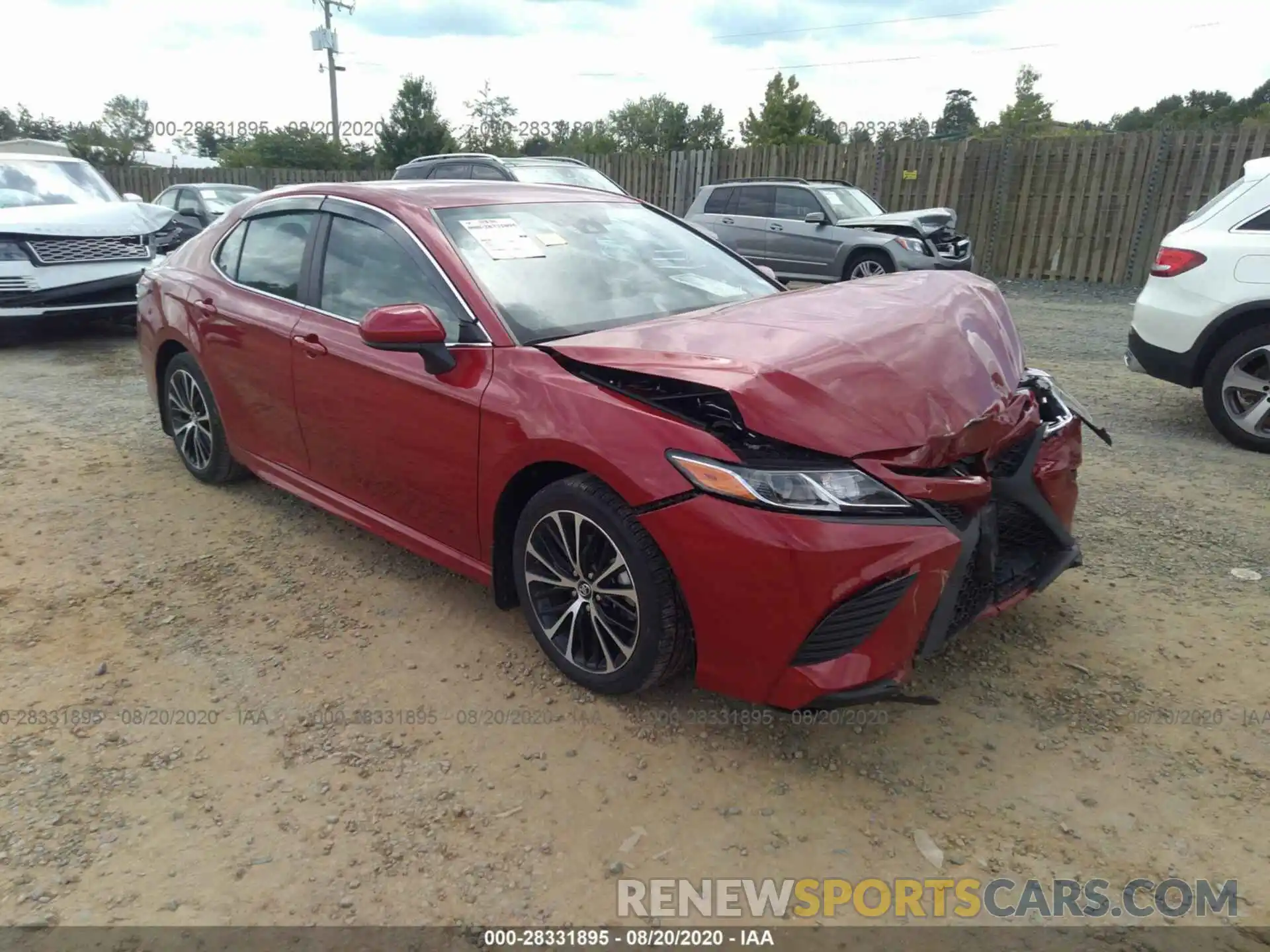 1 Photograph of a damaged car 4T1B11HK8KU174620 TOYOTA CAMRY 2019