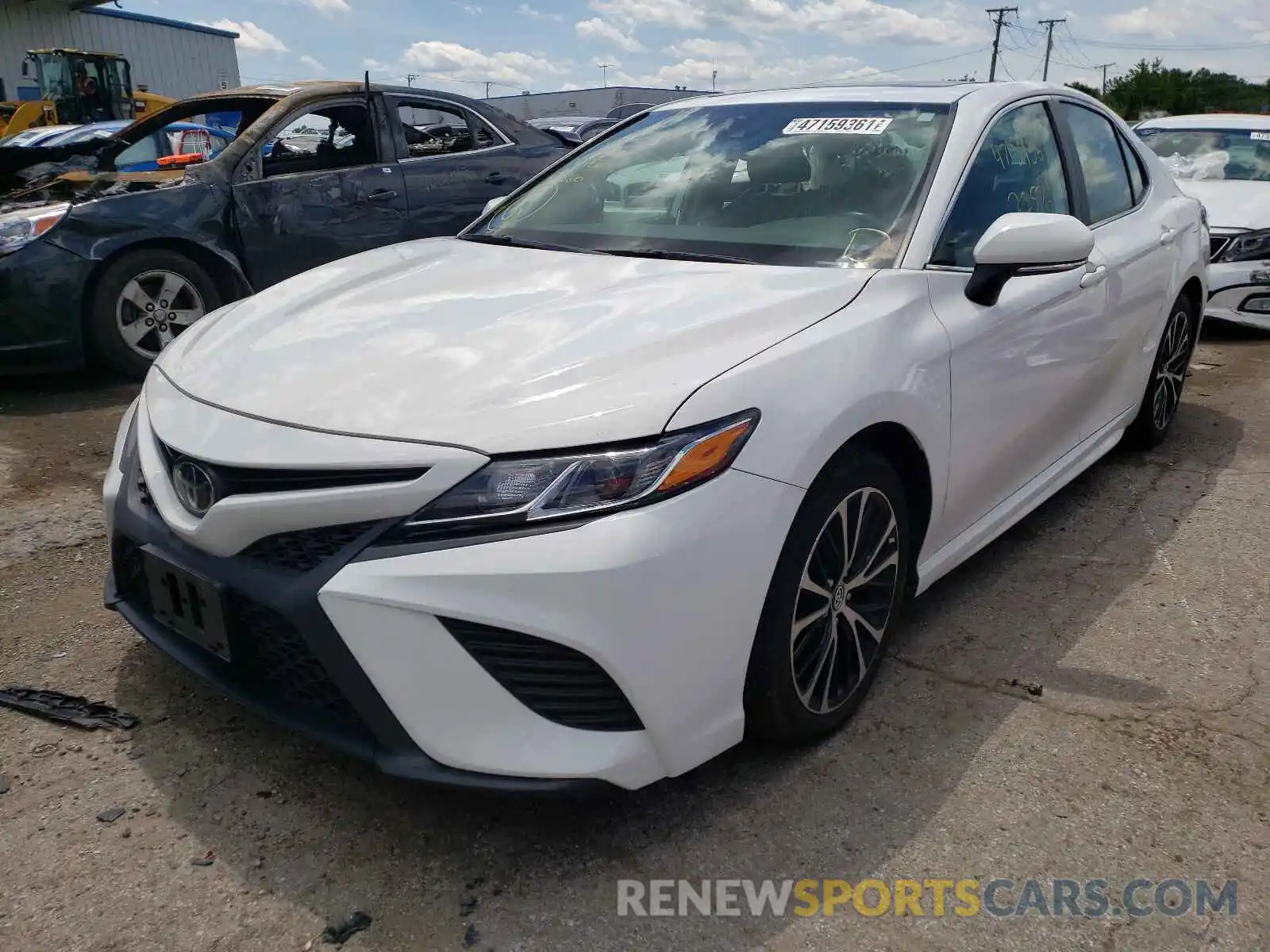 2 Photograph of a damaged car 4T1B11HK8KU174889 TOYOTA CAMRY 2019