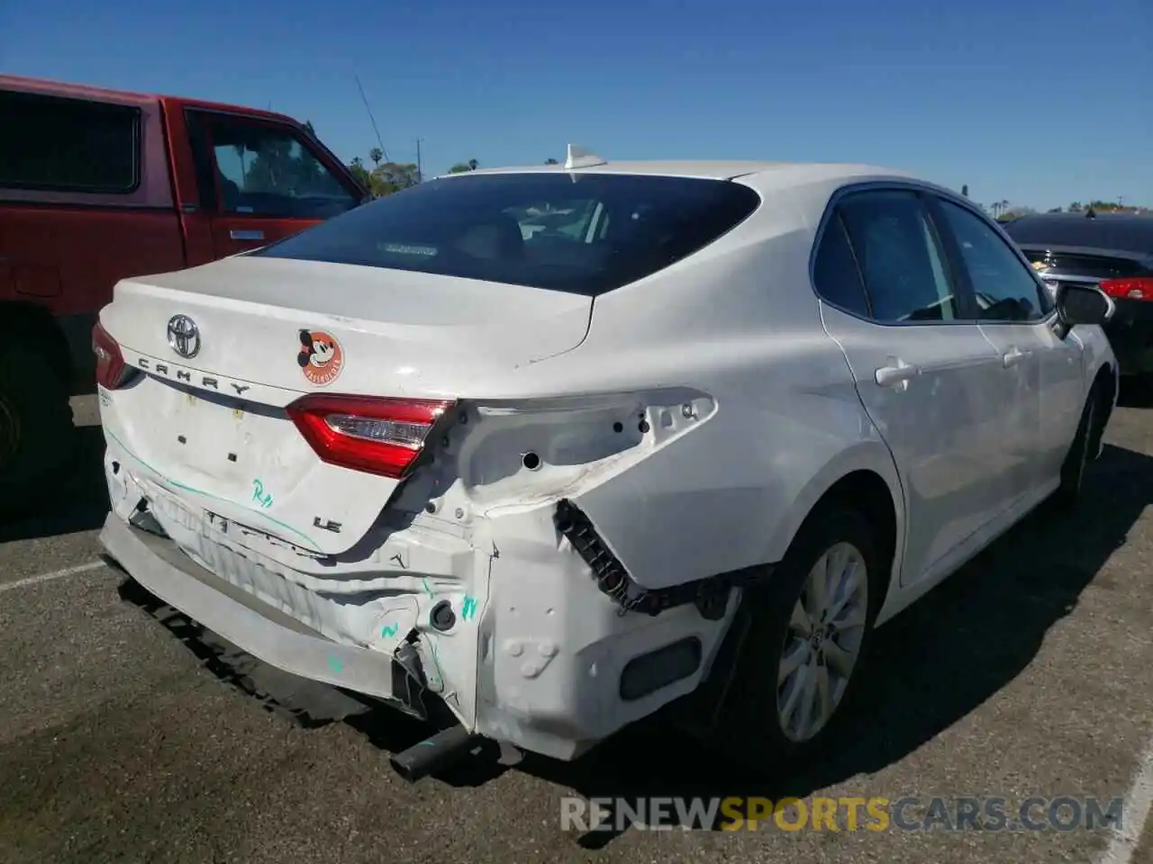 4 Photograph of a damaged car 4T1B11HK8KU176710 TOYOTA CAMRY 2019