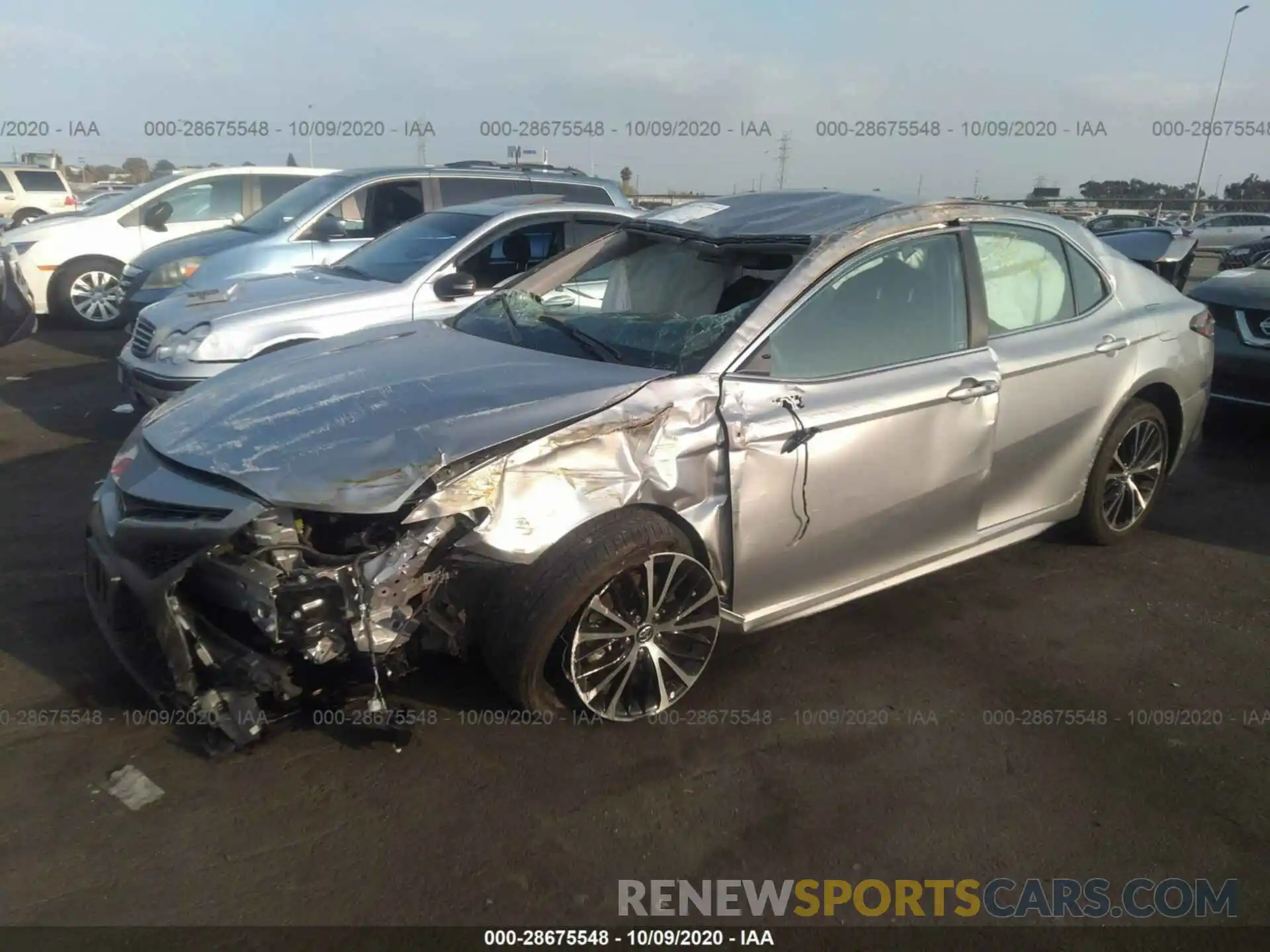 2 Photograph of a damaged car 4T1B11HK8KU178778 TOYOTA CAMRY 2019